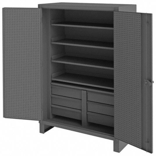 34 cu ft Capacity, Gray, Plastic Storage Cabinet - 795FF4