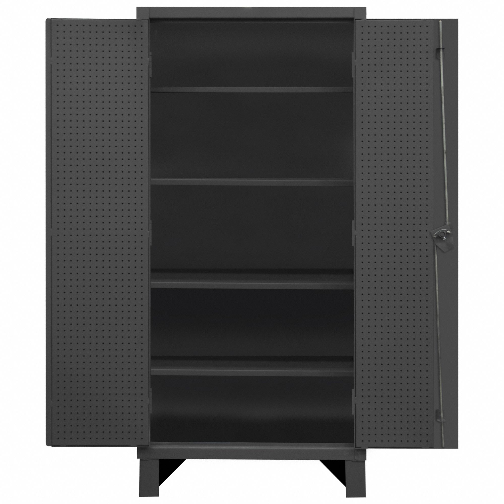 ARMOIRE A/PANN PERFORE,GRIS,CAP 1000 LB