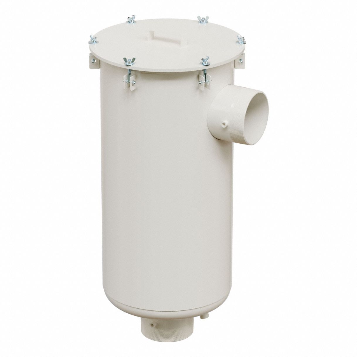 Oil Mist Exhaust Filter: 0.3 micron Rating, 99.97% Efficiency, 18 1/2 in Outside Dia