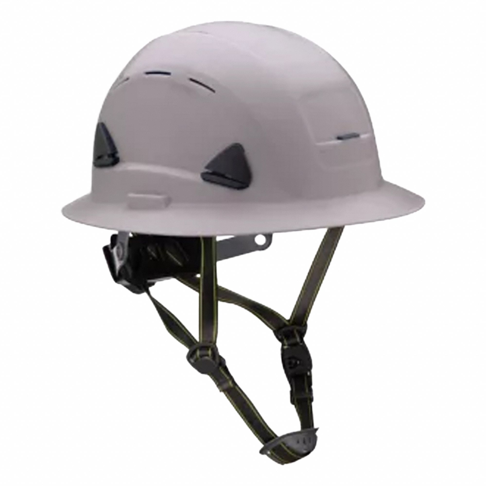FIBRE-METAL HELMET,SAFETY,FULL BRIM,VENTED,GREY - 5570 - HDLCSH13009 ...