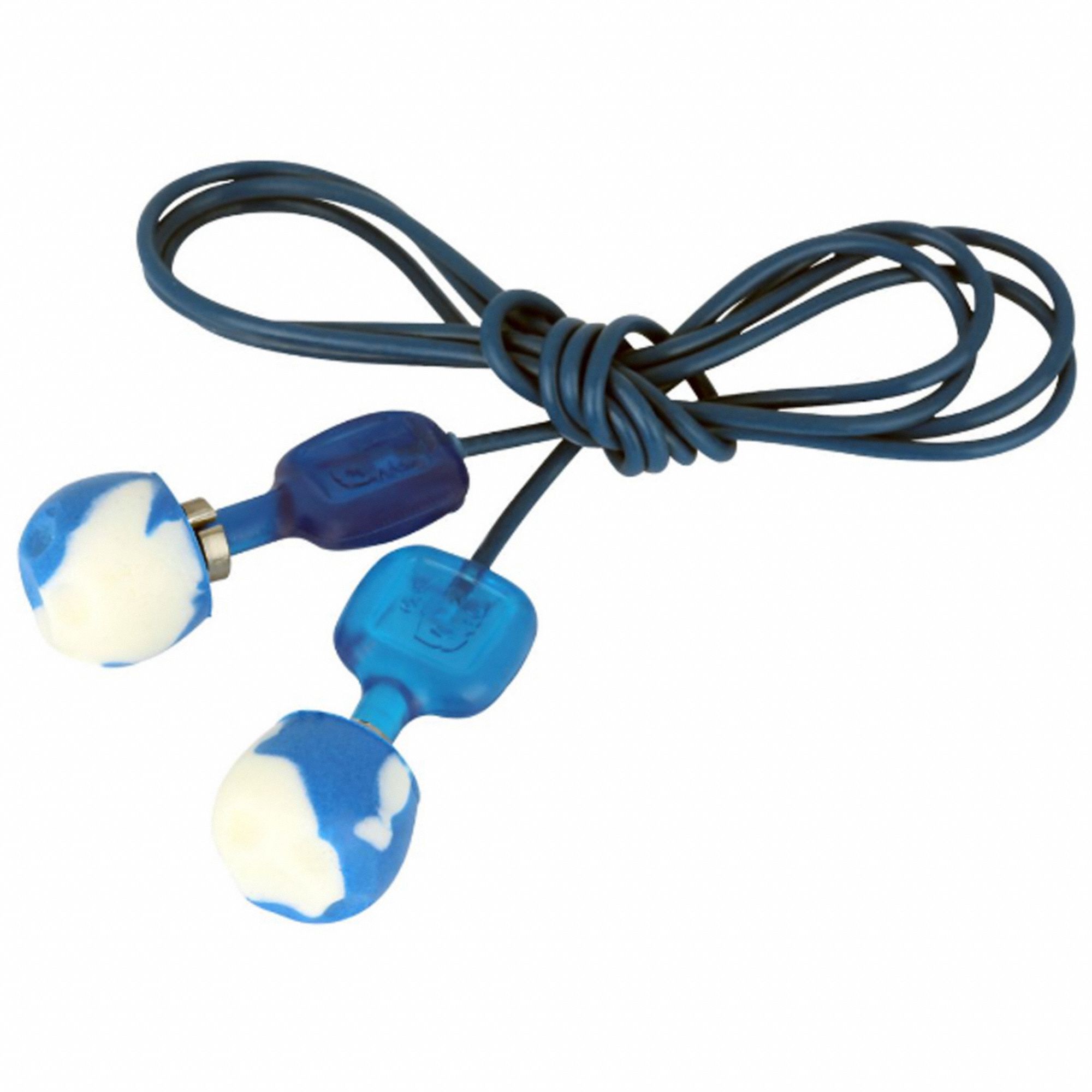 BOUCHONS D'OREILLES, RÉUTILISABLES, BL, MOUSSE, UNIVERSELS, CAPSULE, 29 DB, FILAIRES, À ENFONCER, CSA, 1000 PR