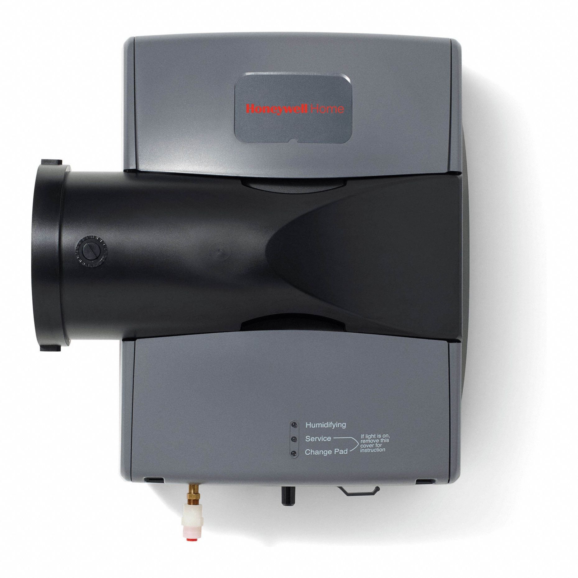 Furnace Humidifier: Evaporation, 17 gal Per Day, 2, 500 sq ft Coverage Area, Remote, Auto/Manual