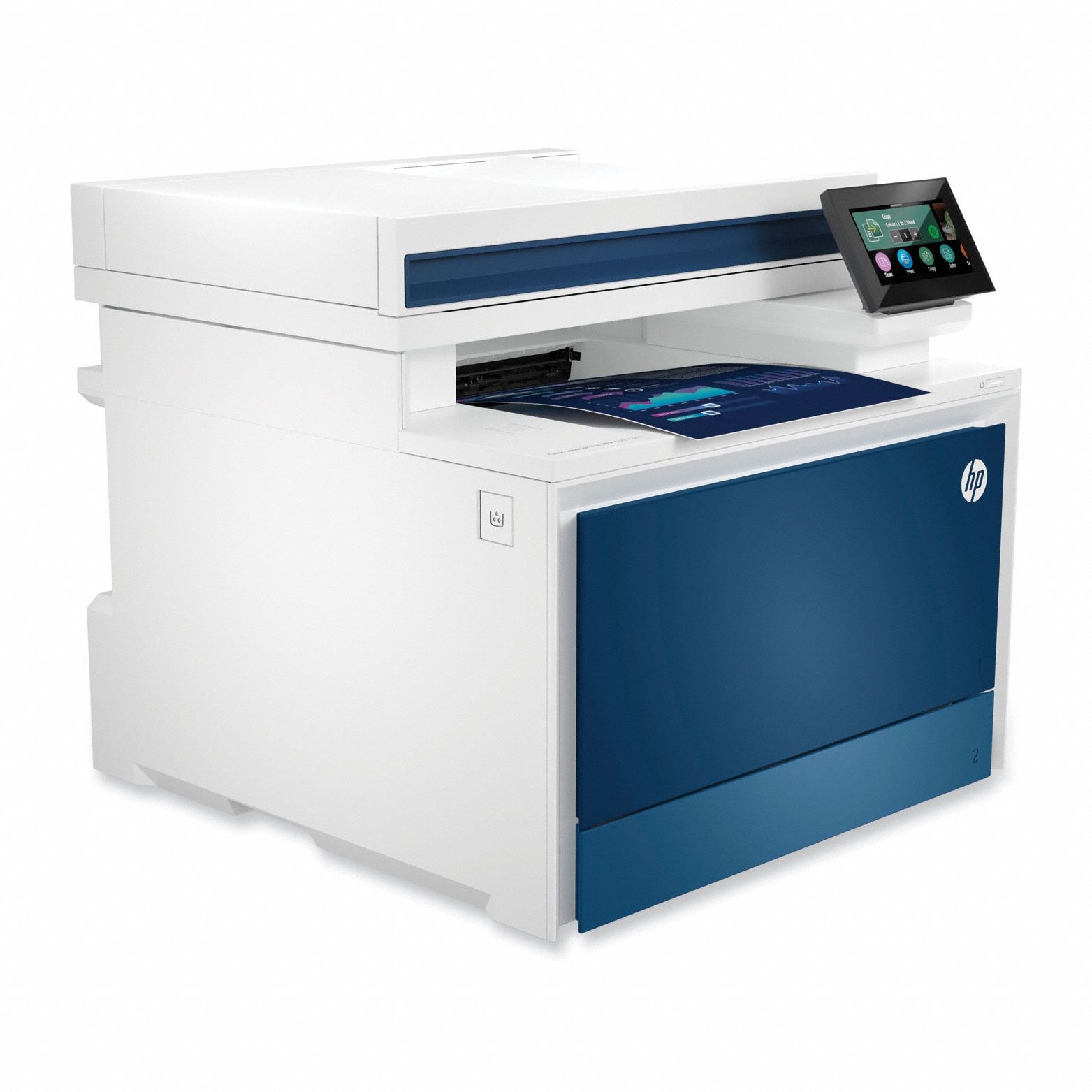 Multifunction Printer: Copy/Fax/Print/Scan, Color, 35 Sheets/min Print Speed (Black)
