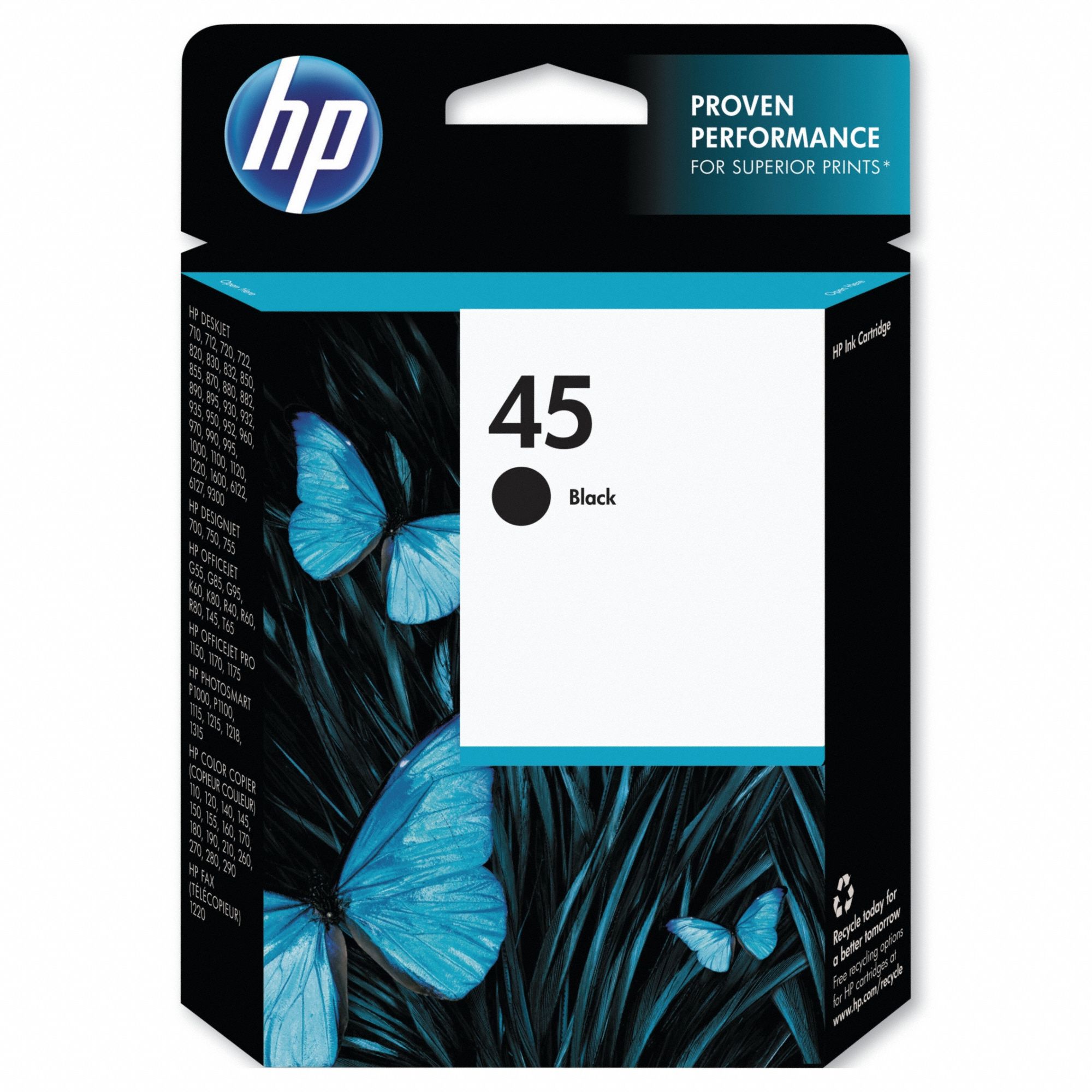 Ink Cartridge: 45, Black, Black