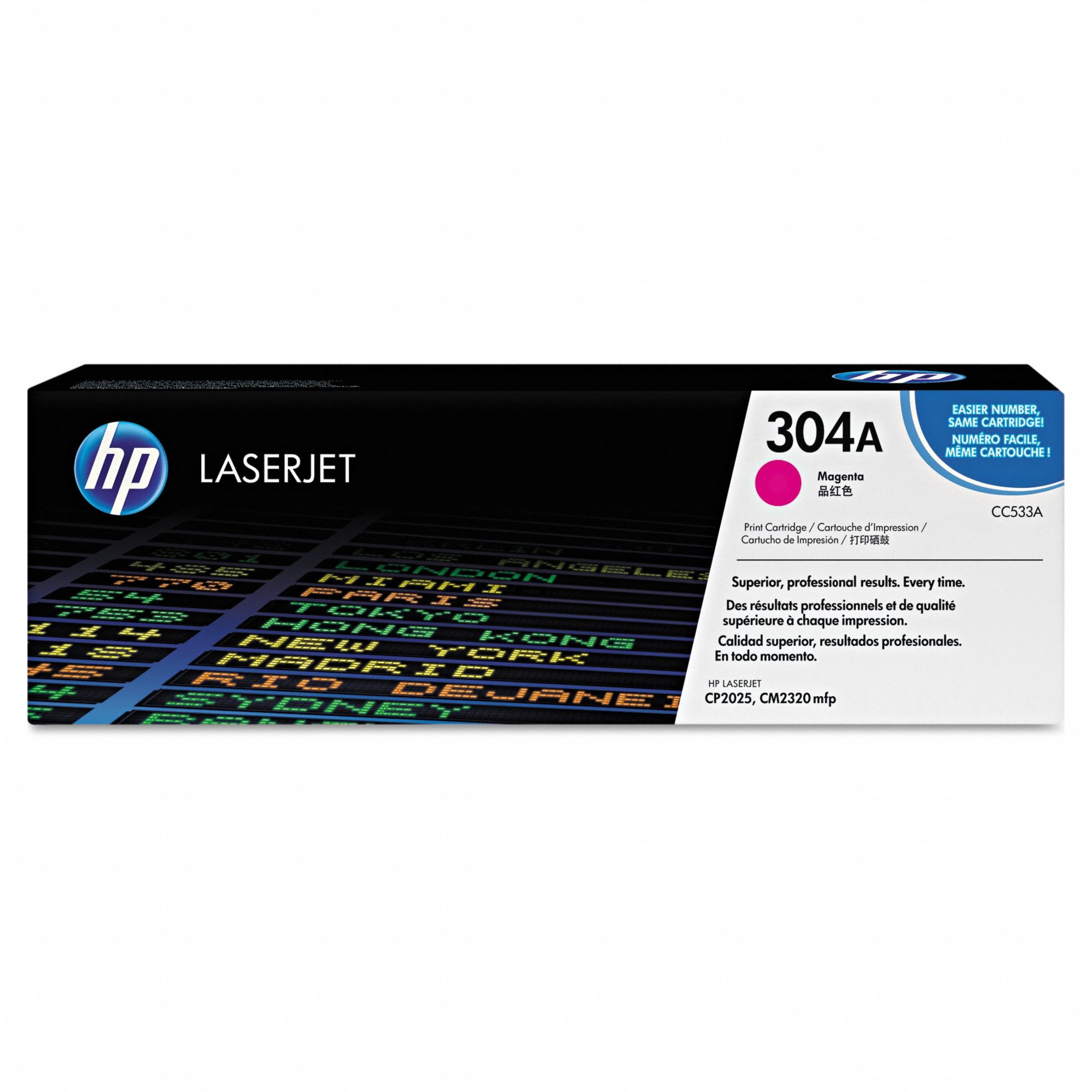 Toner Cartridge: 304A, Magenta, Magenta
