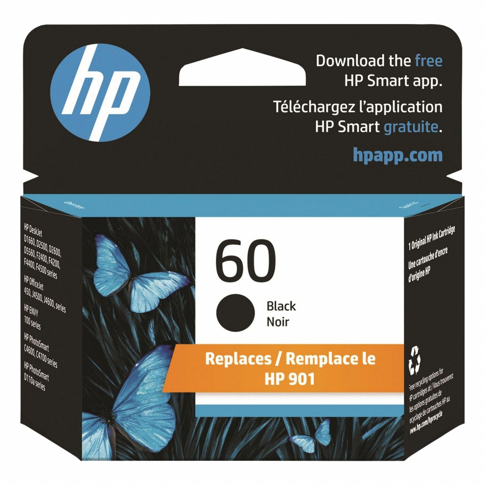 Ink Cartridge: 60, Black, Black