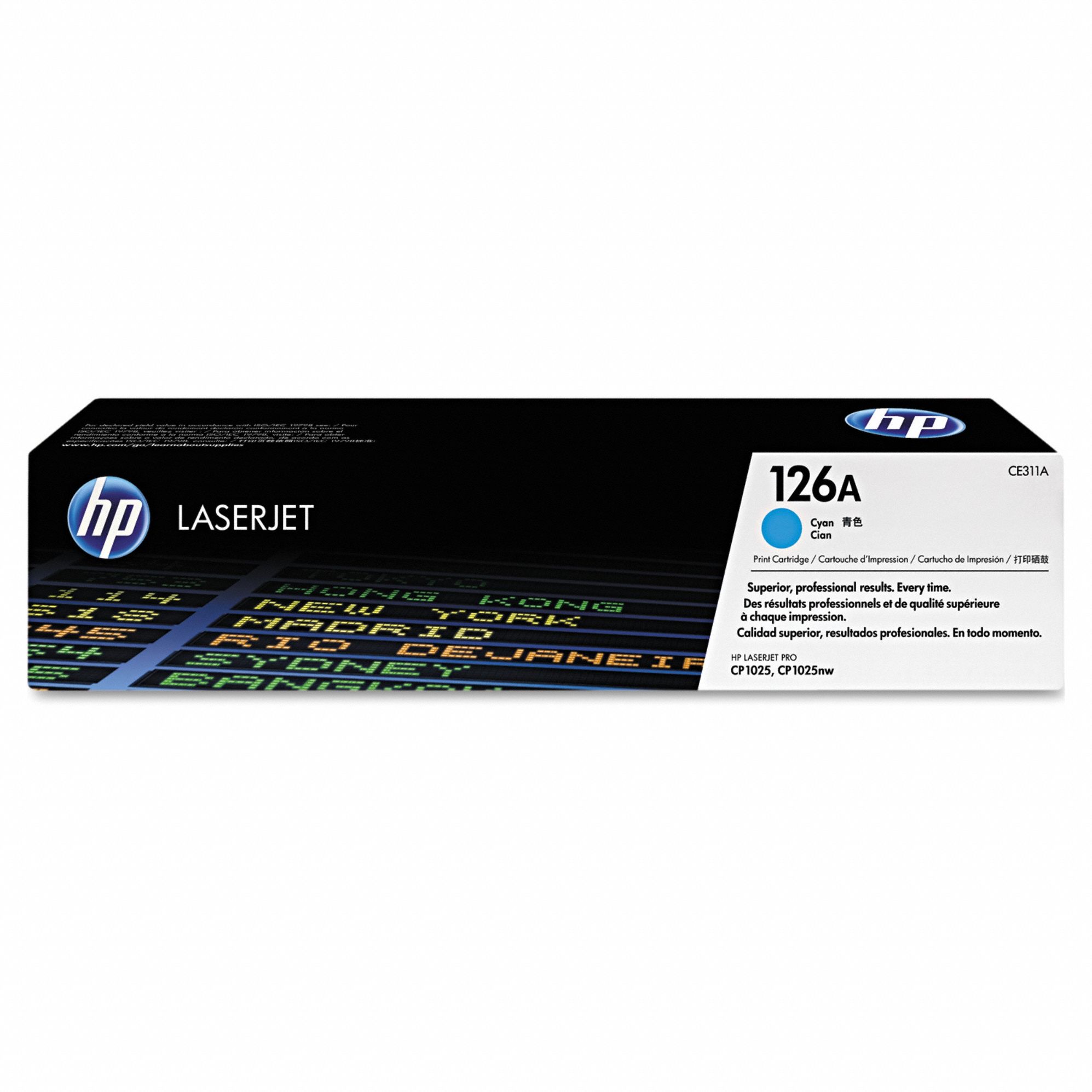 Toner Cartridge: 126A, Cyan, Cyan