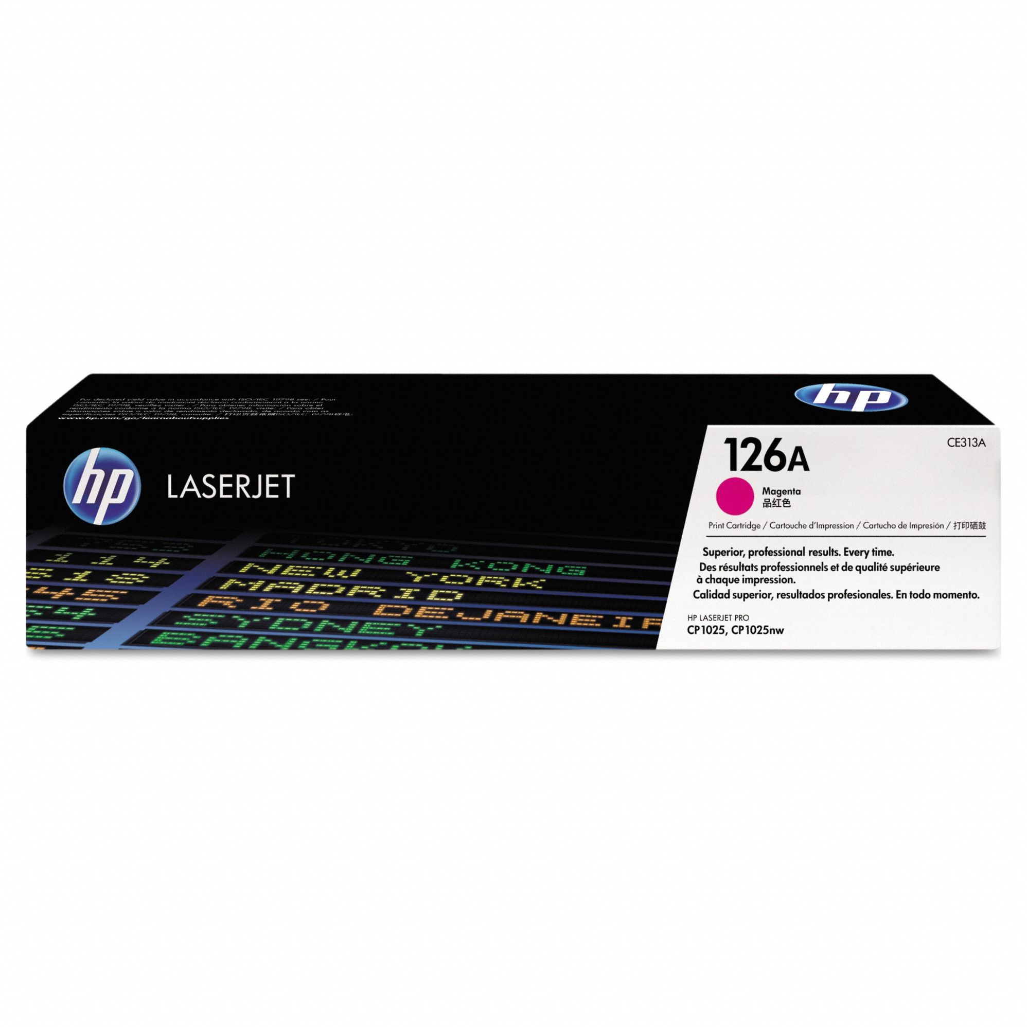 Toner Cartridge: 126A, Magenta, Magenta