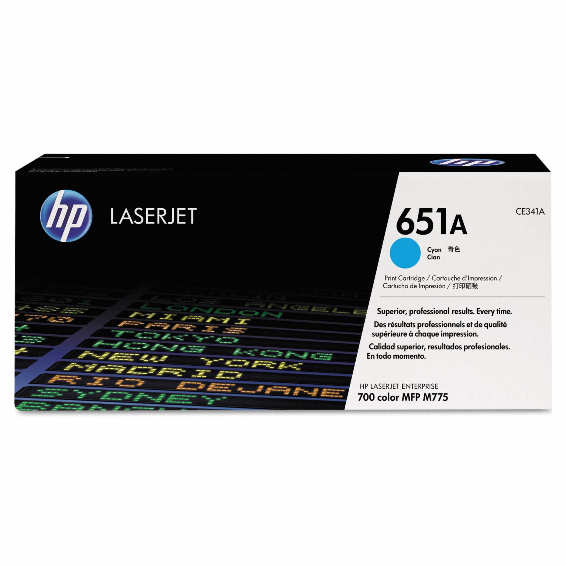 Toner Cartridge: 651A, Cyan, Cyan