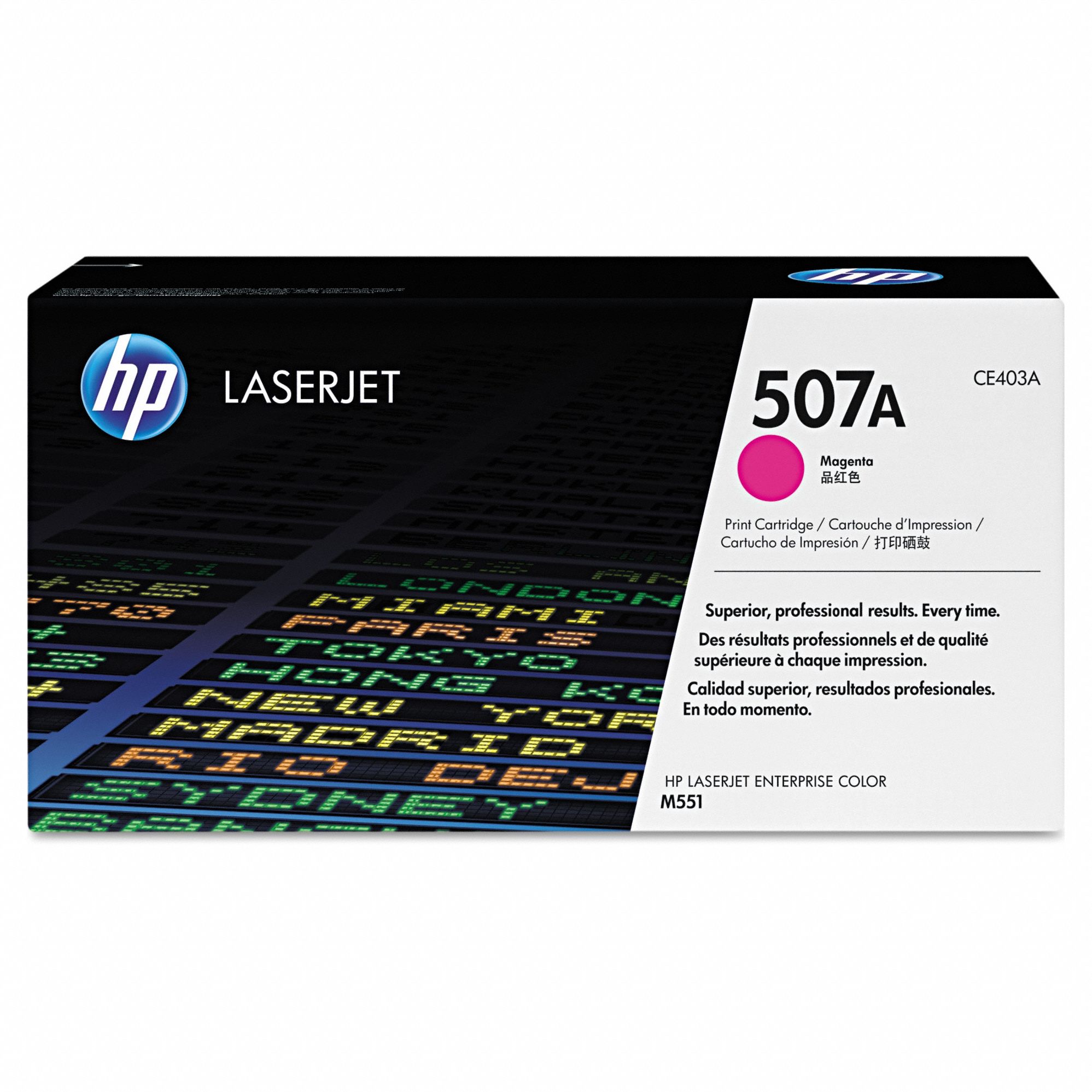 Toner Cartridge: 507A, Magenta, Magenta