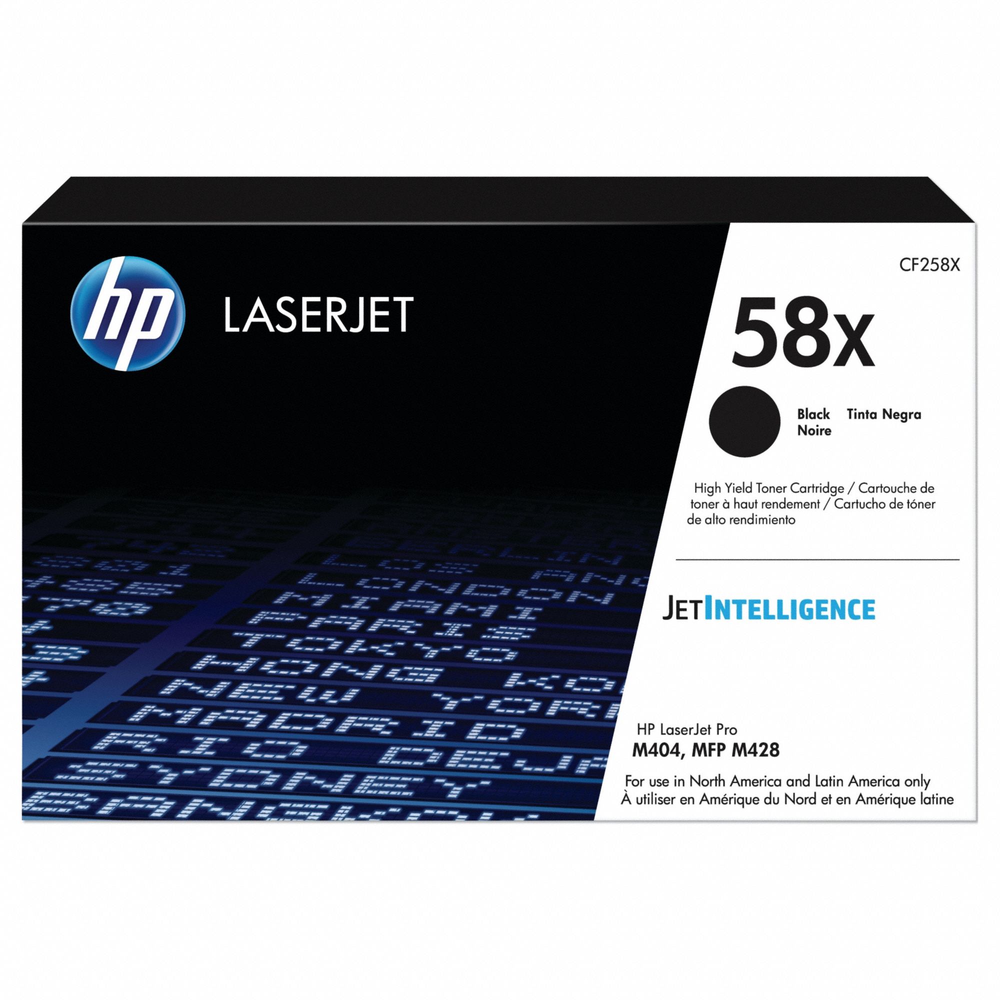 Toner Cartridge: 58X,