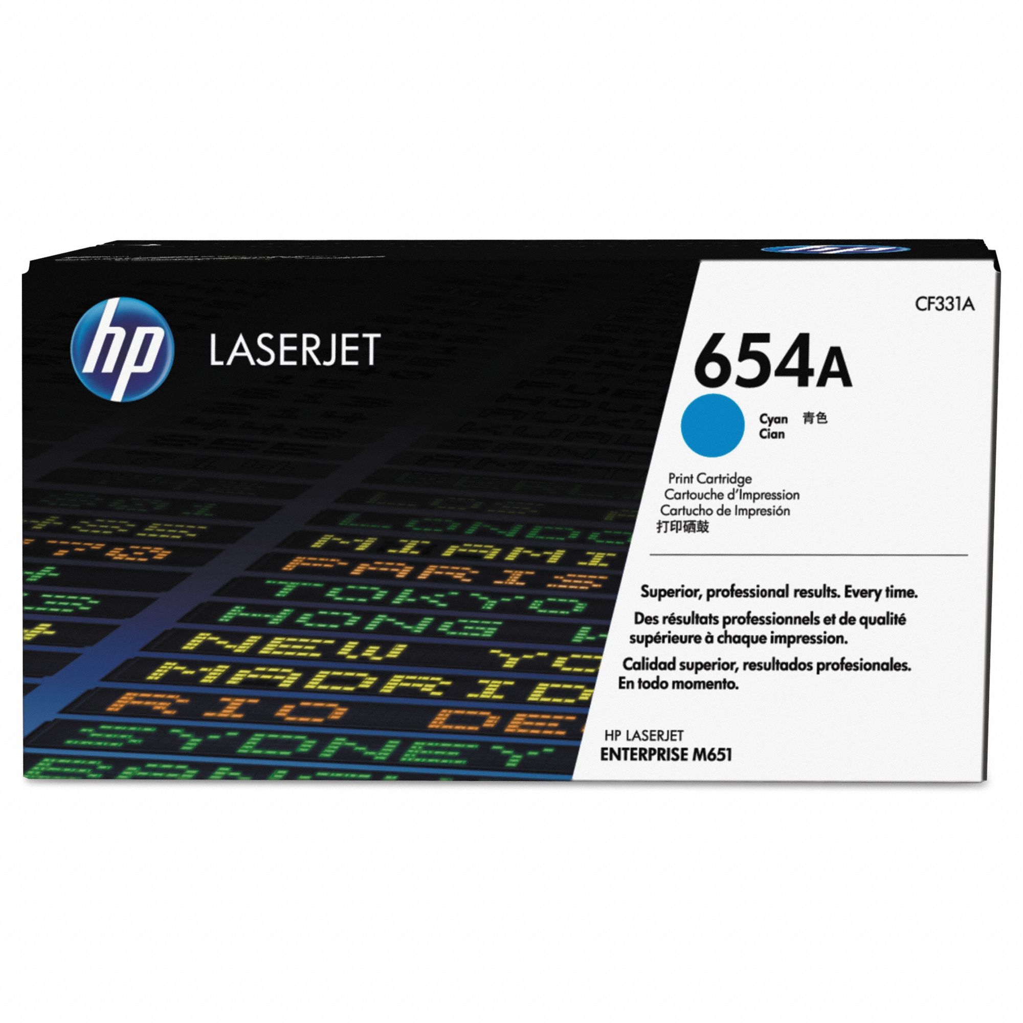 Toner Cartridge: 654A,