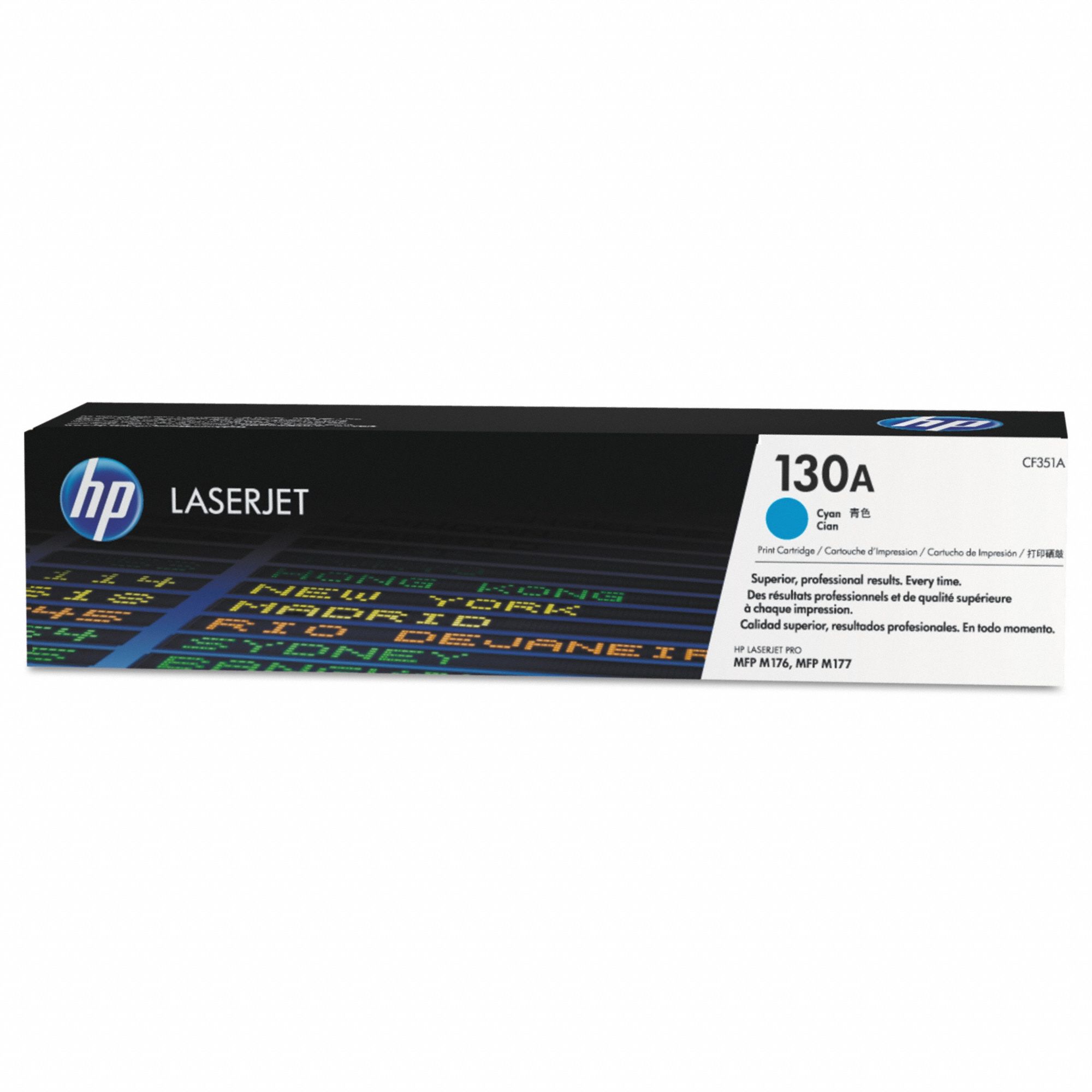 Toner Cartridge: 130A, Cyan, Cyan
