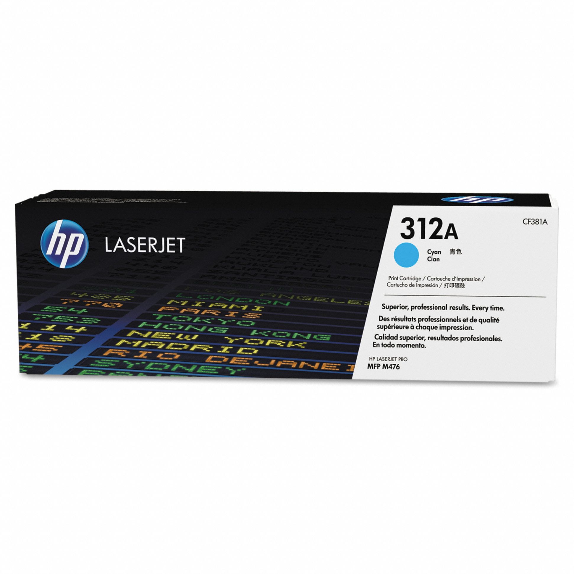Toner Cartridge: 312A, Cyan, Cyan