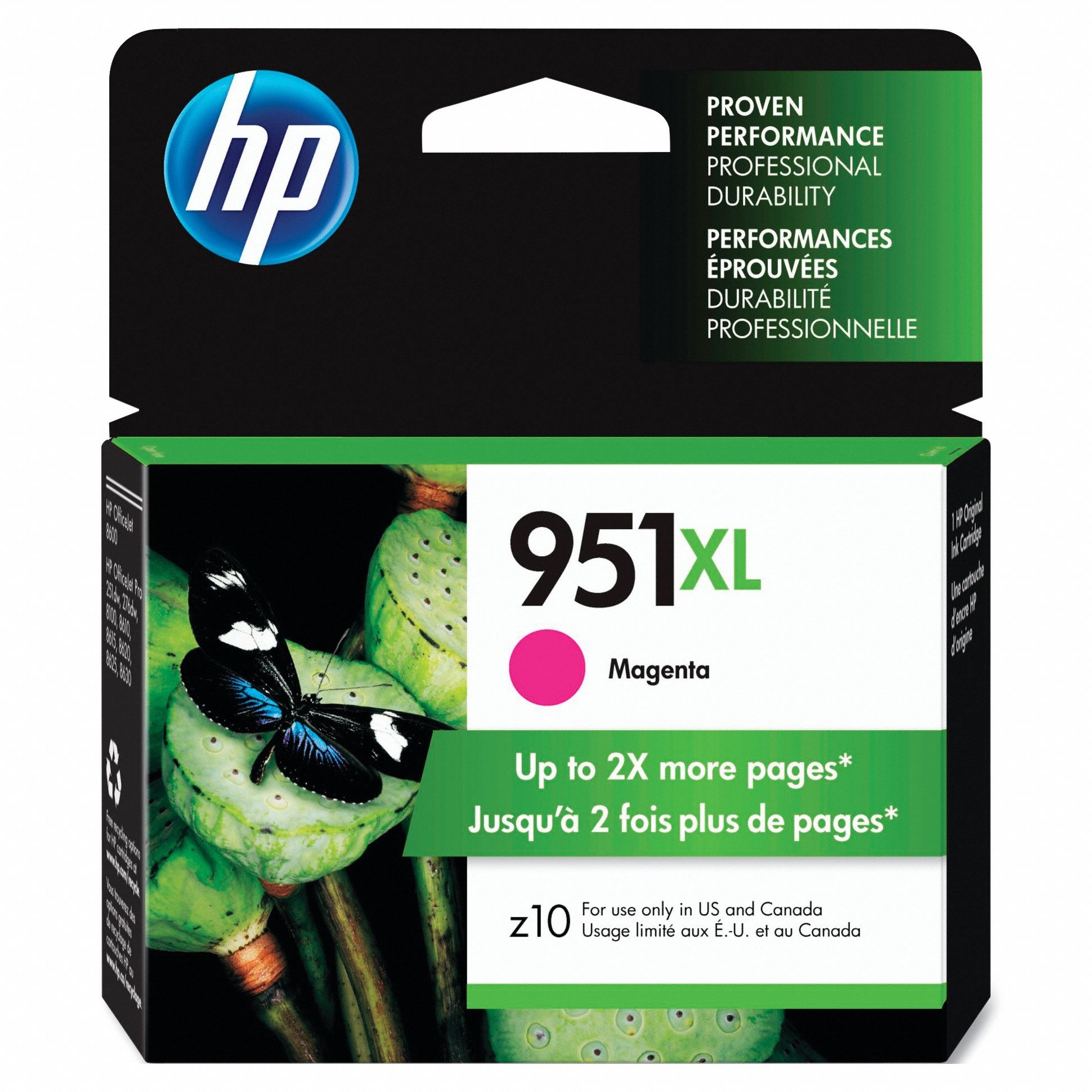 High Yield Ink Cartridge: 951XL, Magenta, Magenta