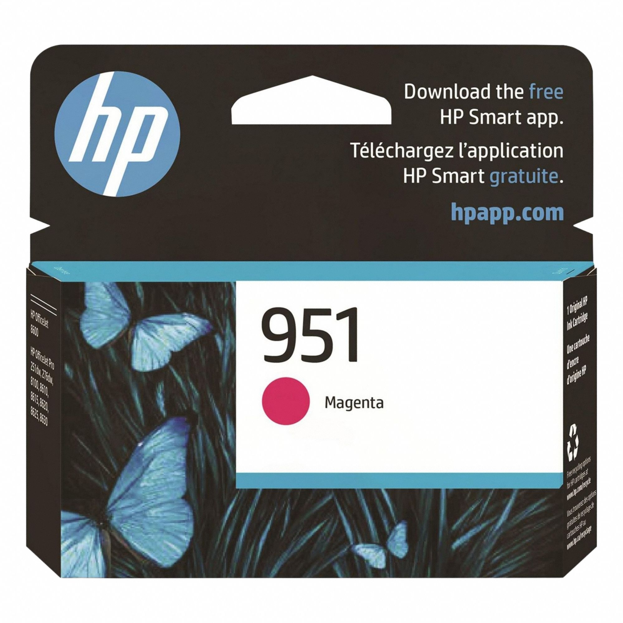 Ink Cartridge: 951, Magenta, Magenta