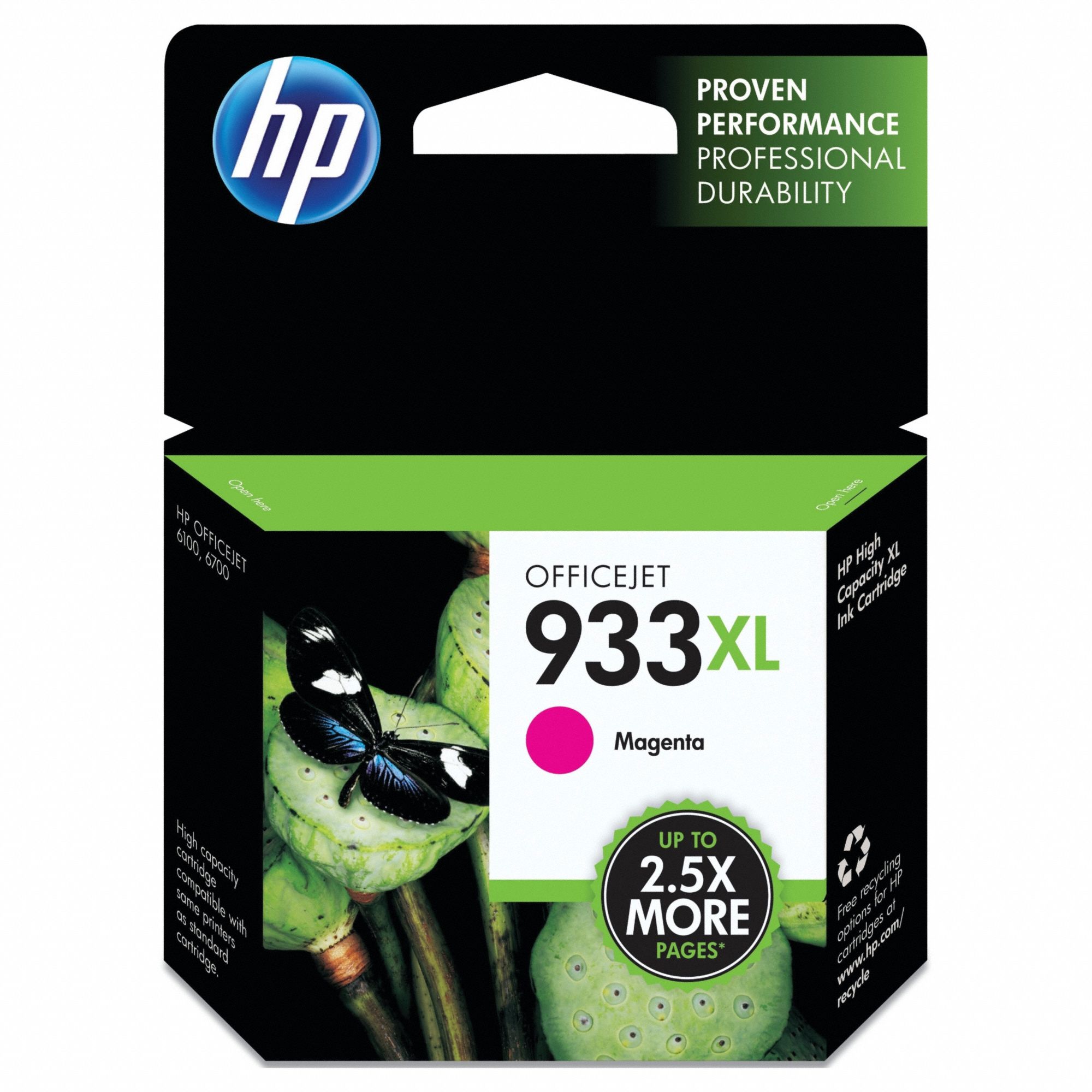 High Yield Ink Cartridge: 933XL, Magenta, Magenta