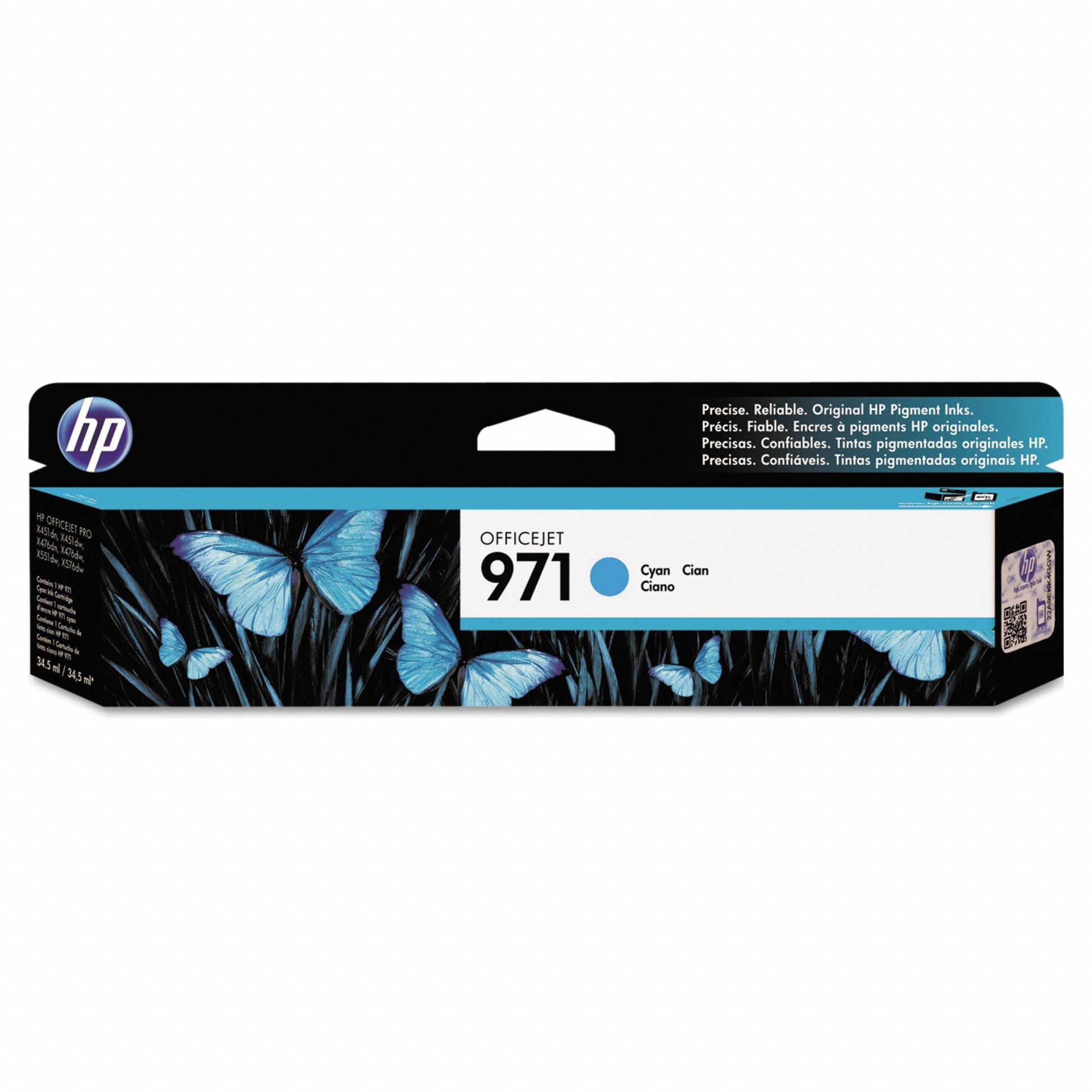 Cartridge: 971, Cyan,