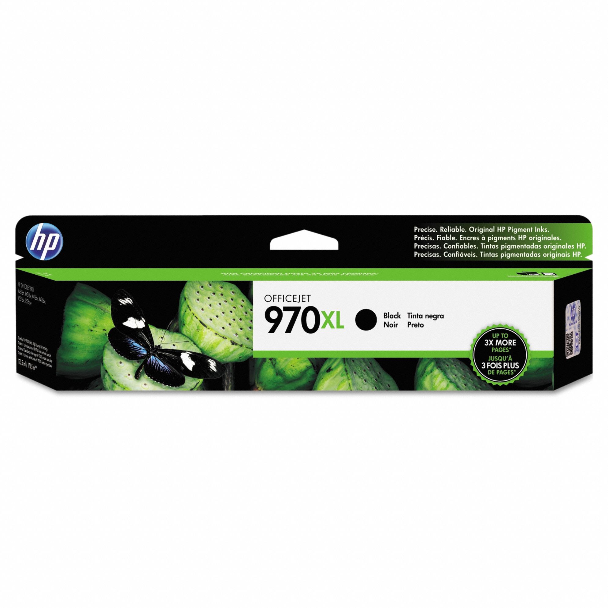High Yield Ink Cartridge: 970XL, Black, Black