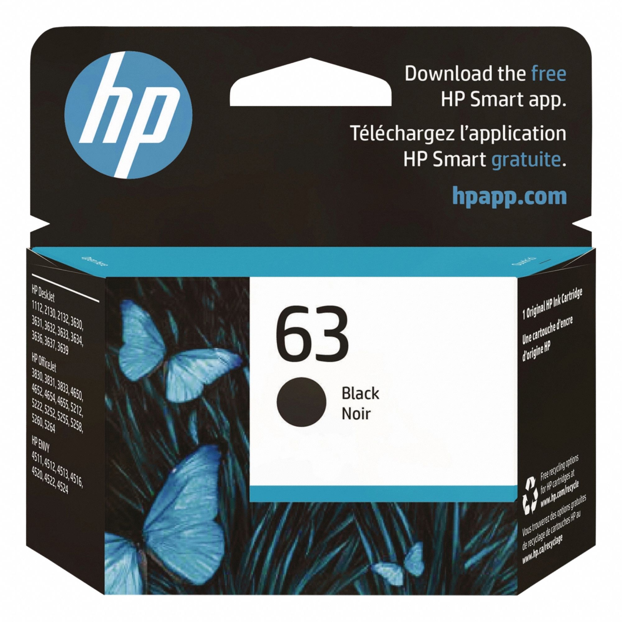 Ink/Ink Cartridge: 63, Black, Black