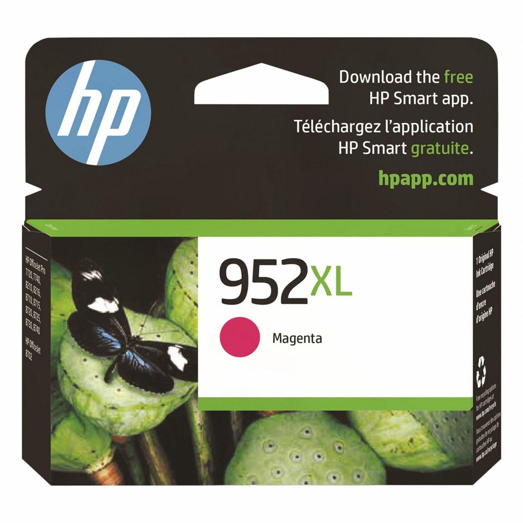 Ink/Ink Cartridge: 952XL, Magenta, Magenta