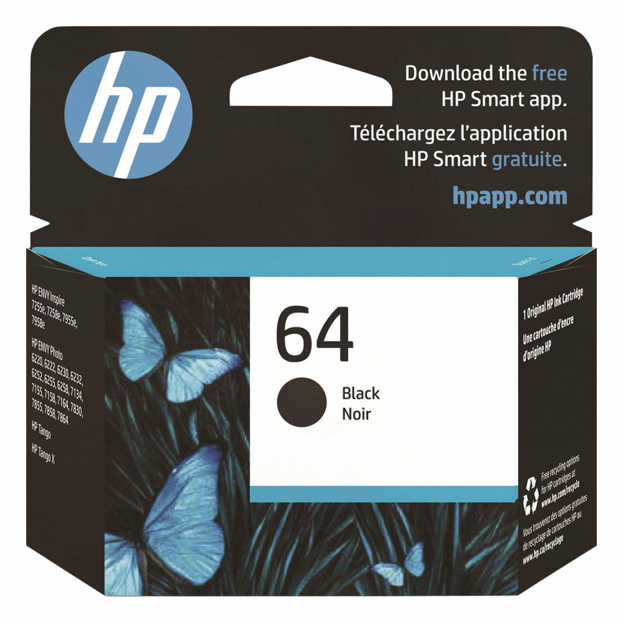 Ink/Ink Cartridge: 64, Black, Black