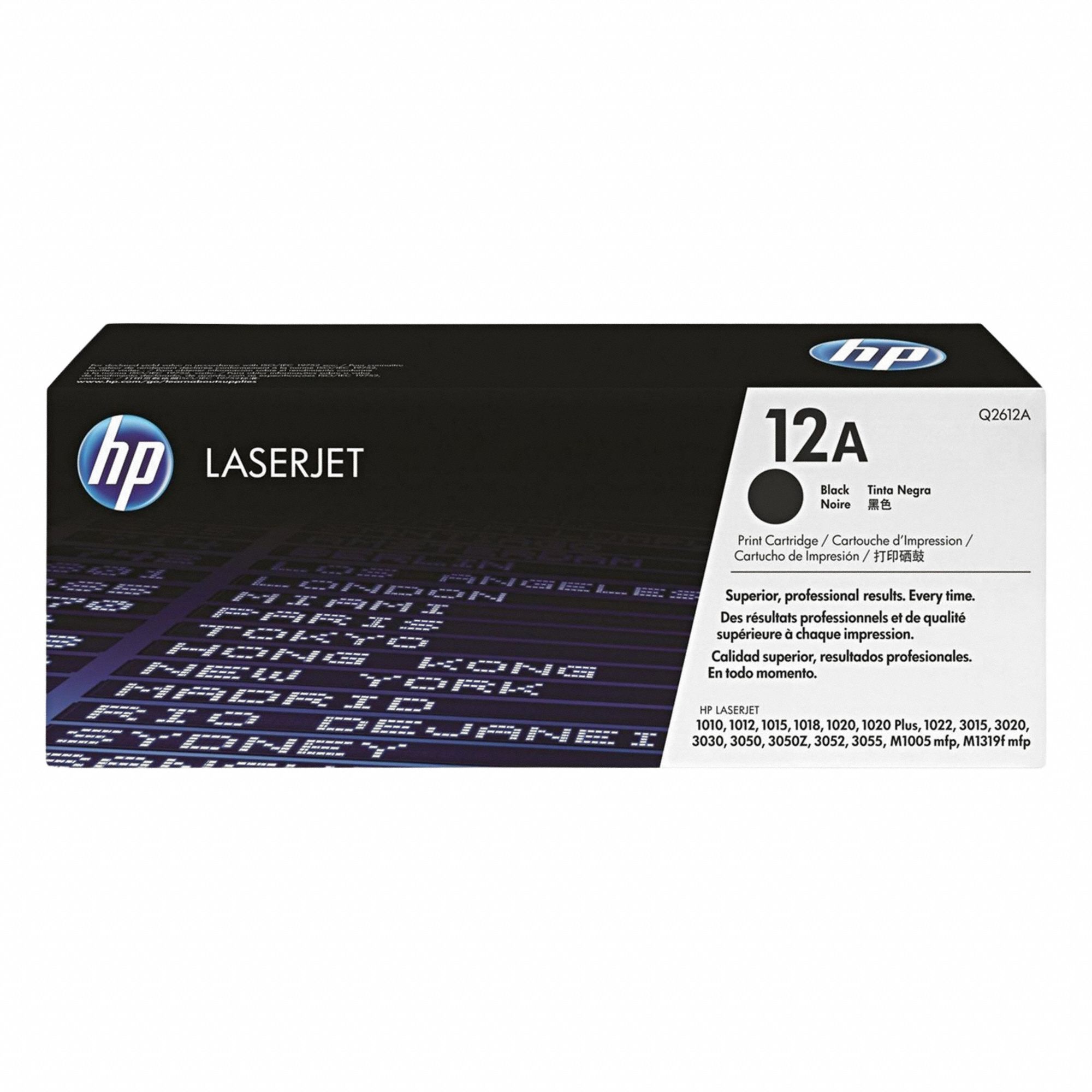 Toner Cartridge: 12A,