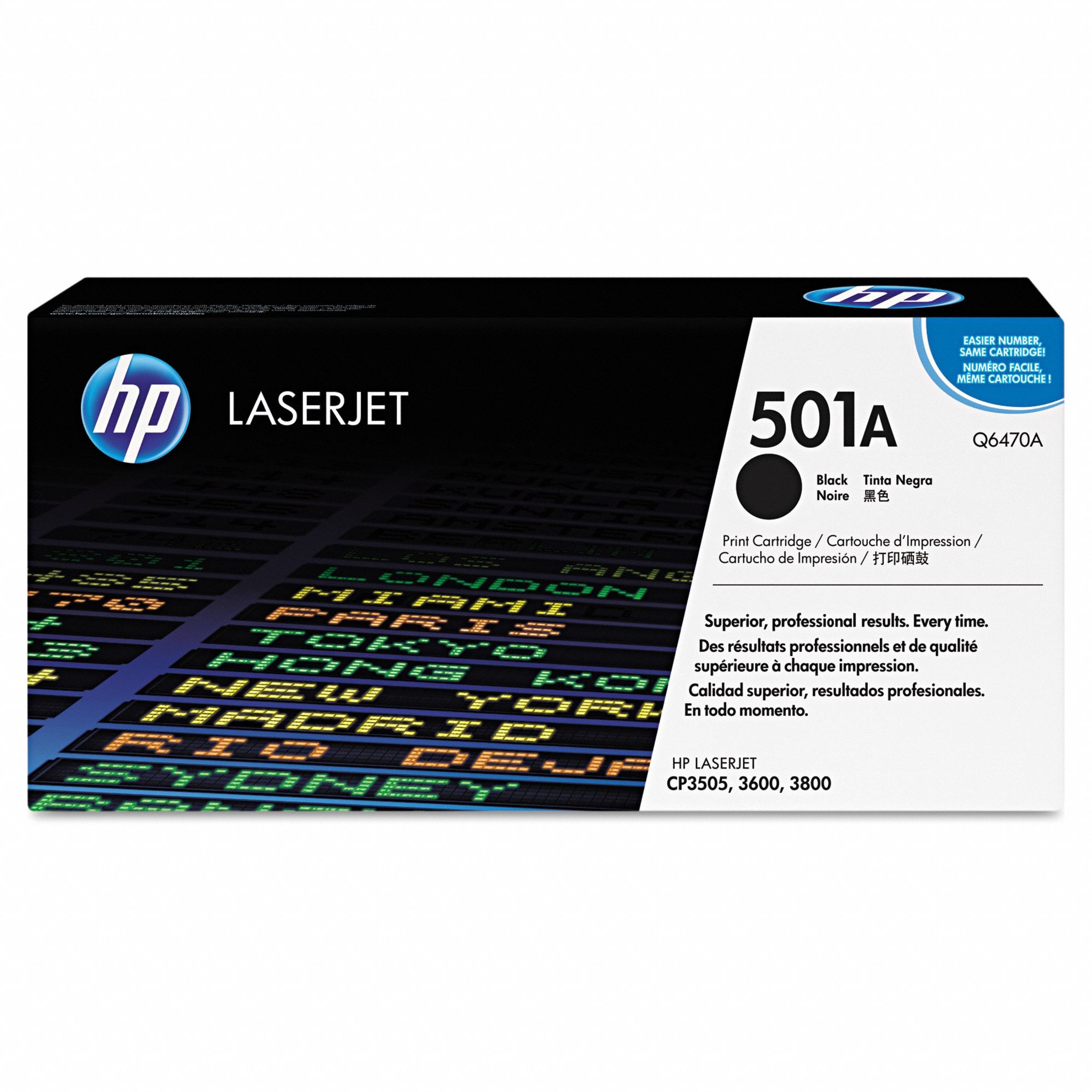 Toner Cartridge: 501A,