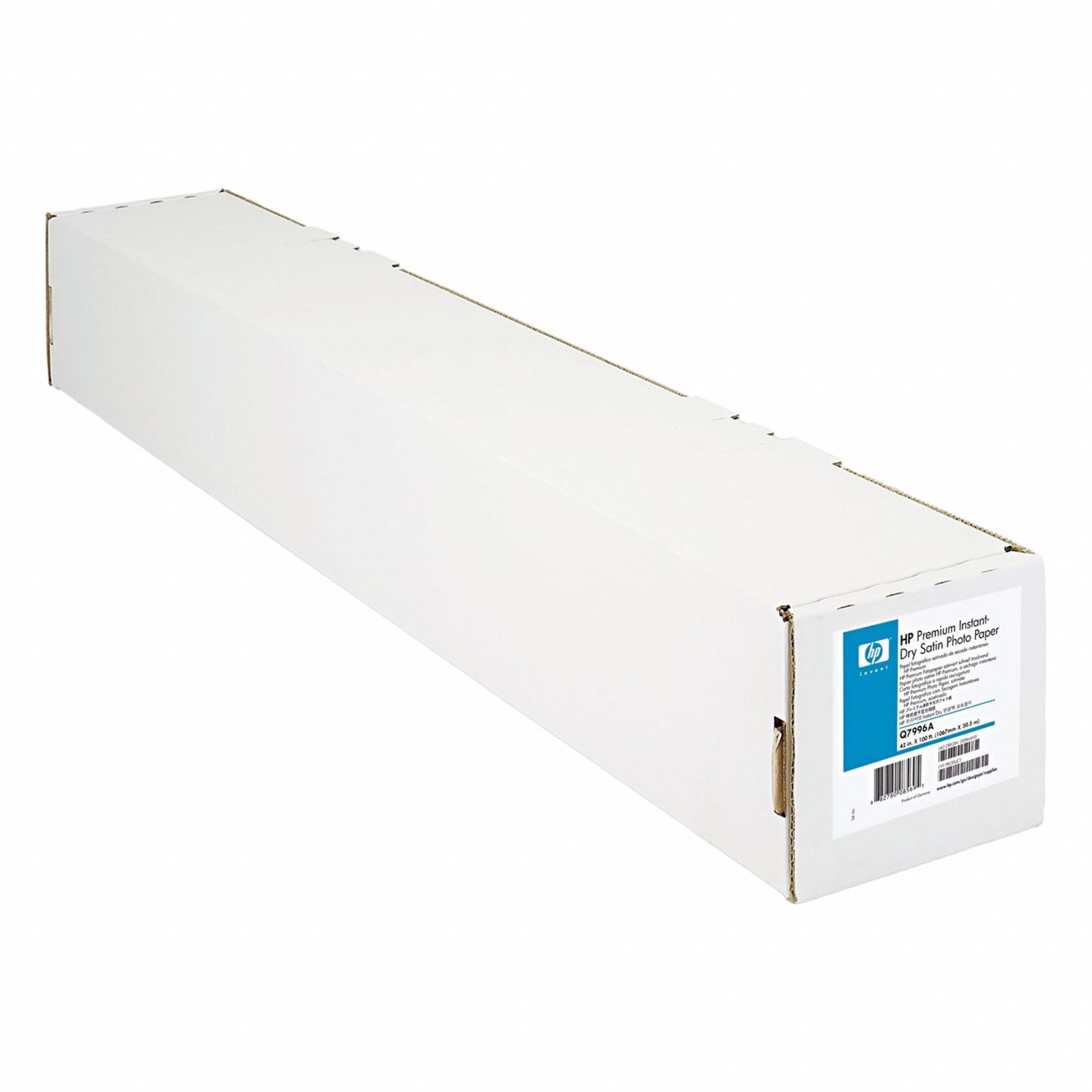 Photo Paper: Satin, 42 in, 100 ft, 10.3 mil, Roll, White