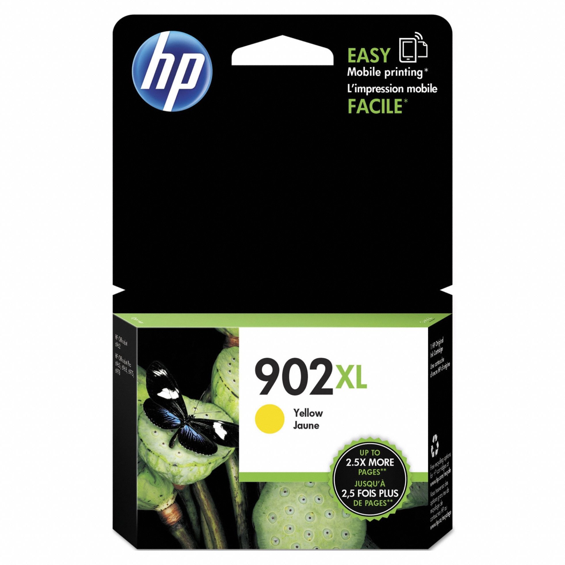 Ink/Ink Cartridge: 902XL, Yellow, Yellow