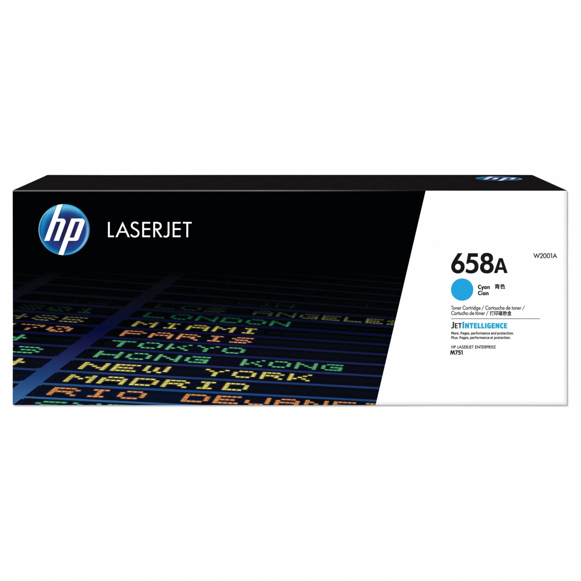 Toner Cartridge: 658A, Cyan, Cyan