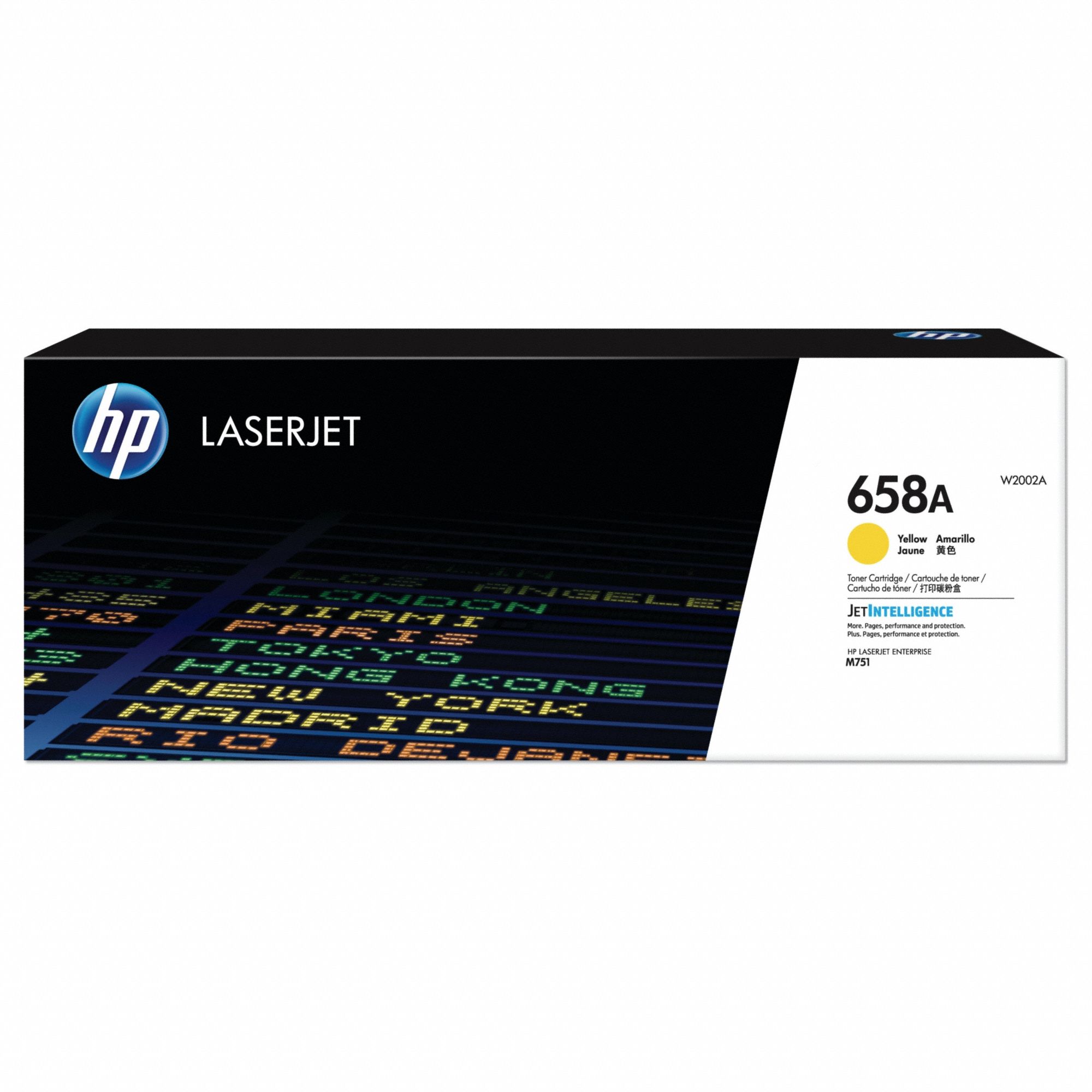 Toner Cartridge: 658A, Yellow, Yellow