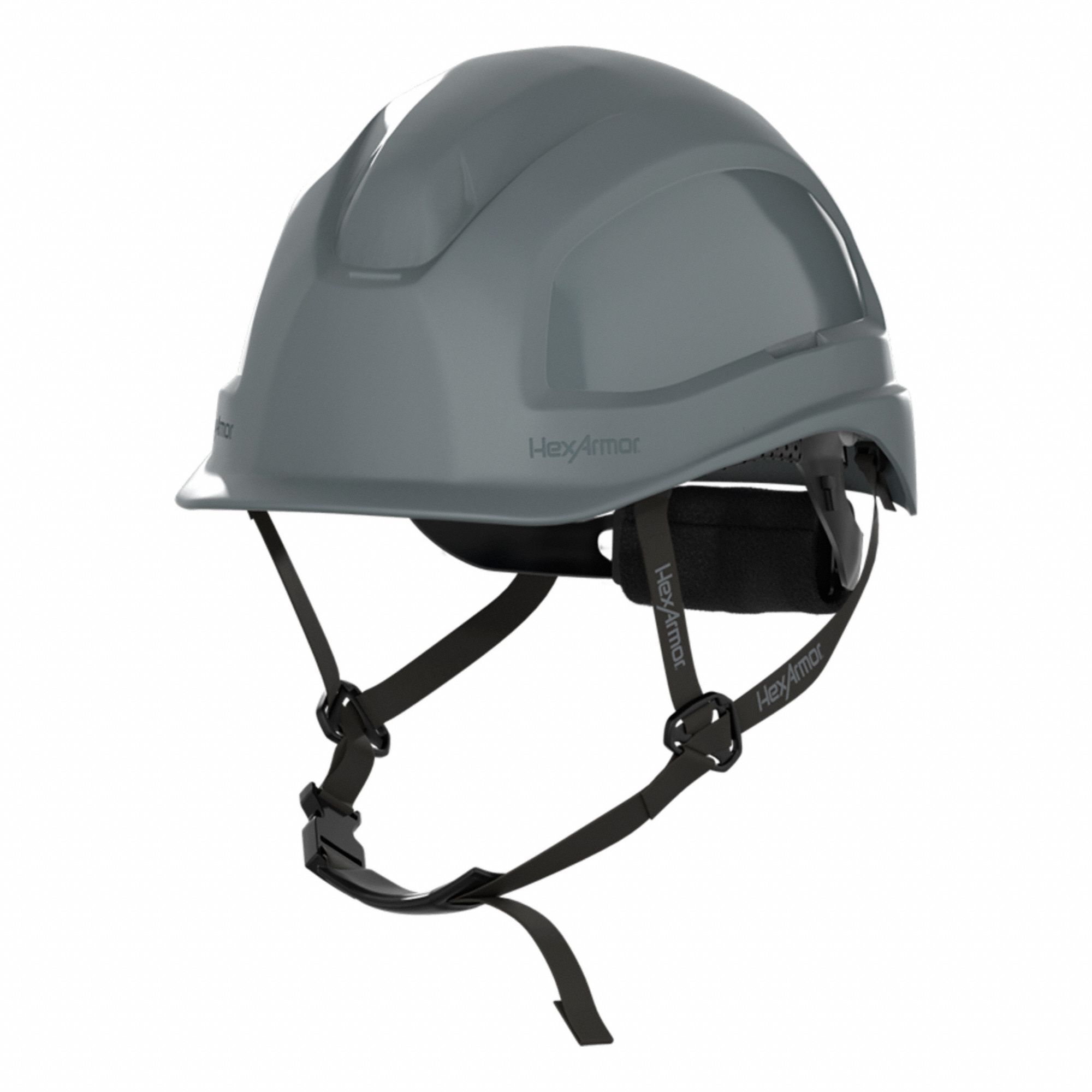 HEXARMOR SAFETY HELMET,GREY,ABS,SHORT BRIM - 5570 - HEX1615006M | 16 ...