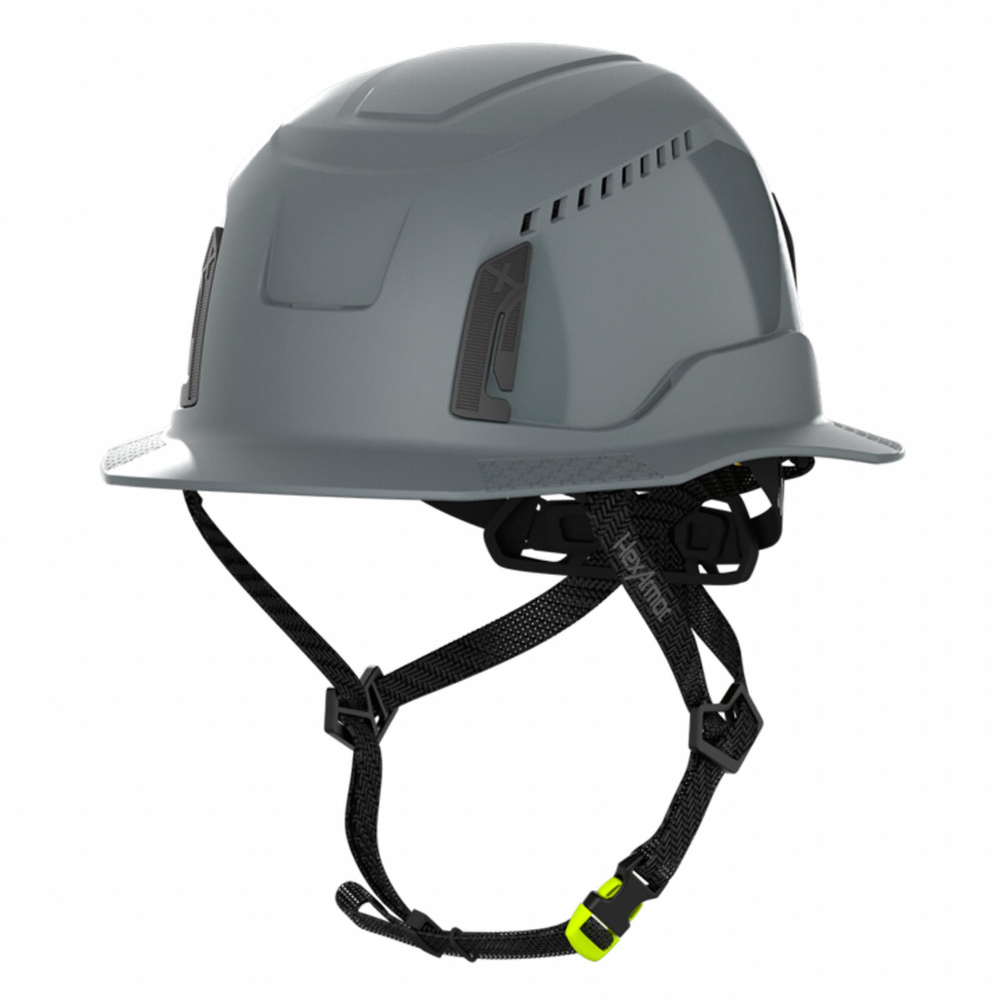 HEXARMOR SAFETY HELMET,GREY,ABS,FULL BRIM - 5570 - HEX1630006 | 16 ...