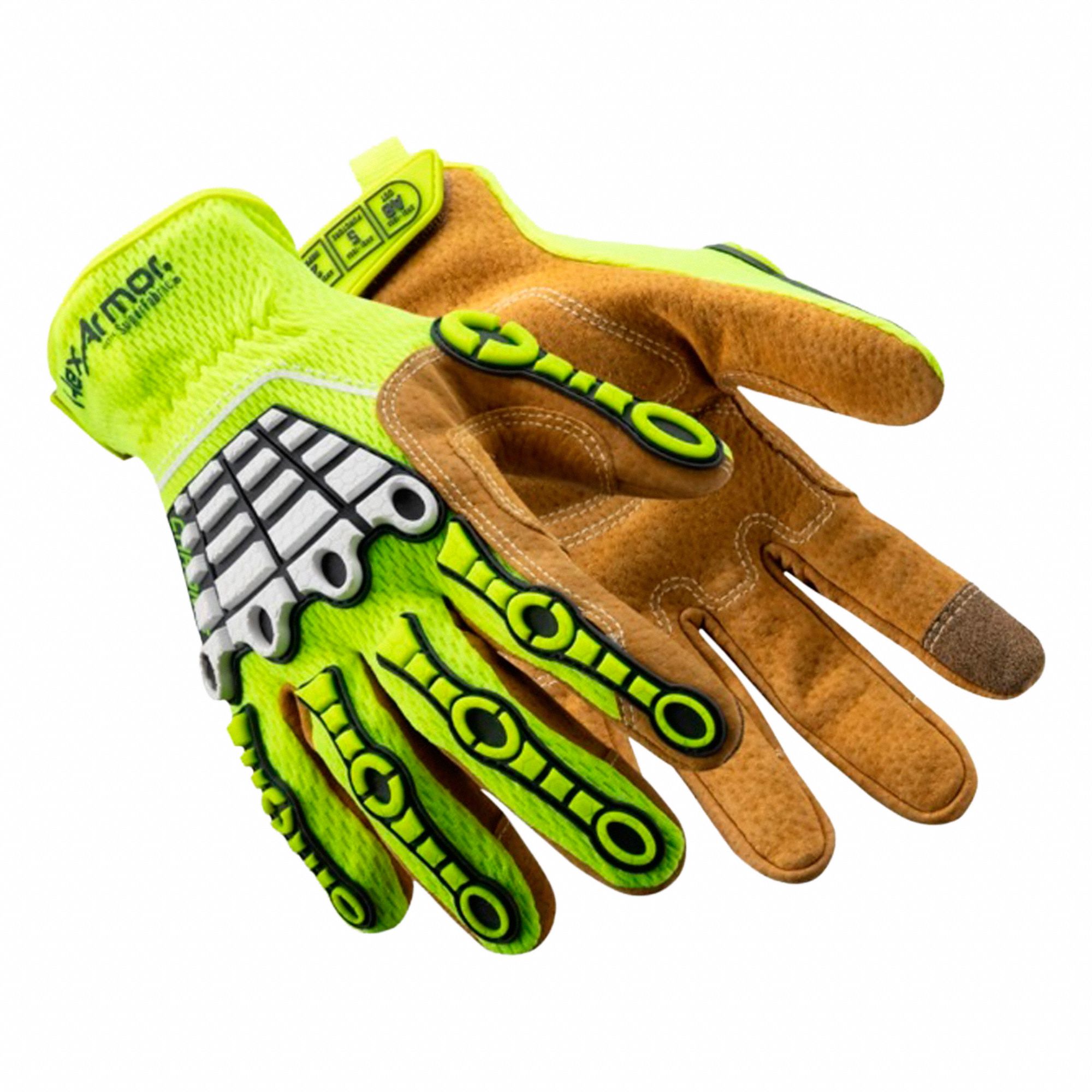 GLOVE,A8,FULL FINGER,LEATHER,S,PR