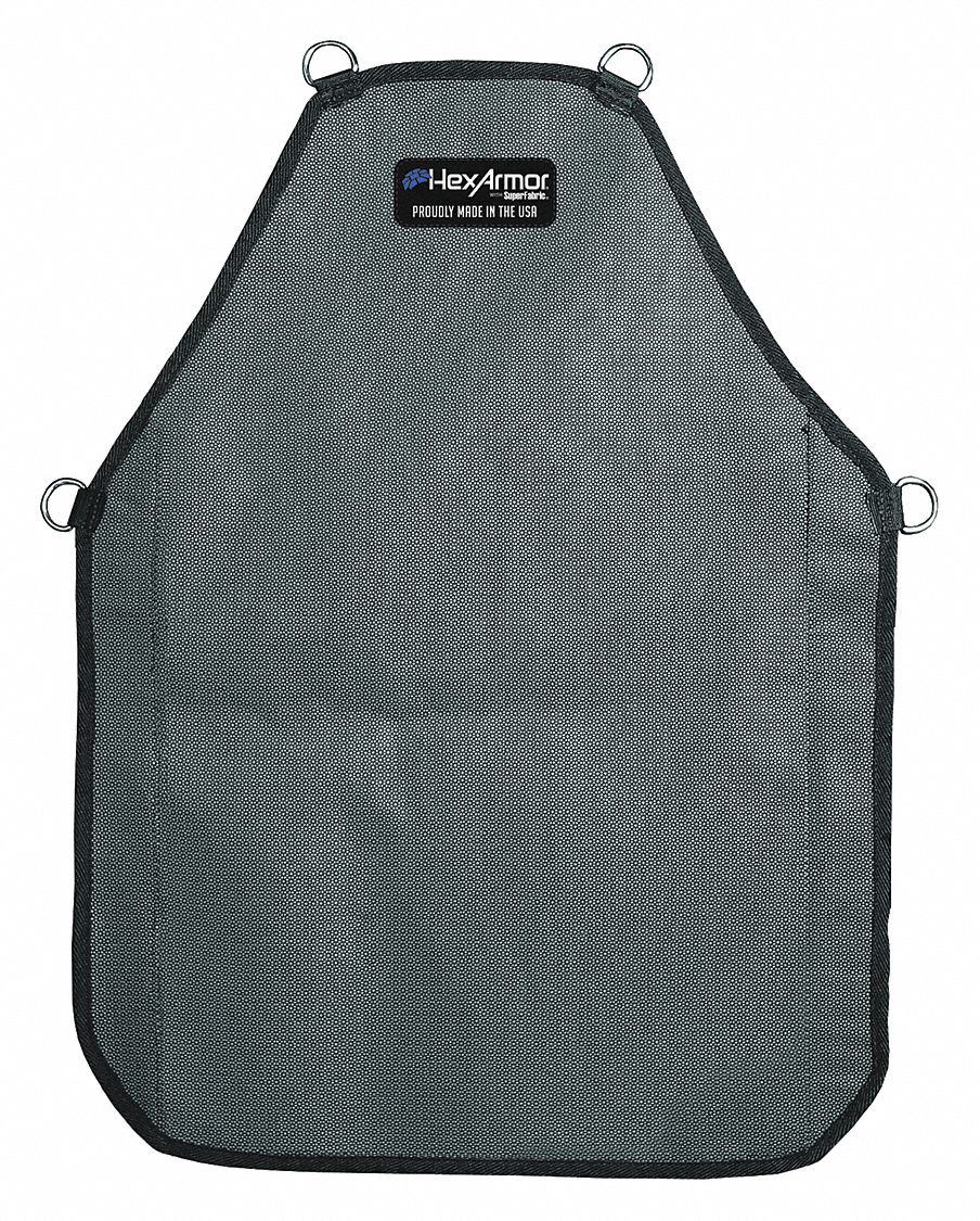 APRON, SUPERFABRIC, 20 X 29 IN, ANSI/ISEA CUT A7/PUNCTURE 3