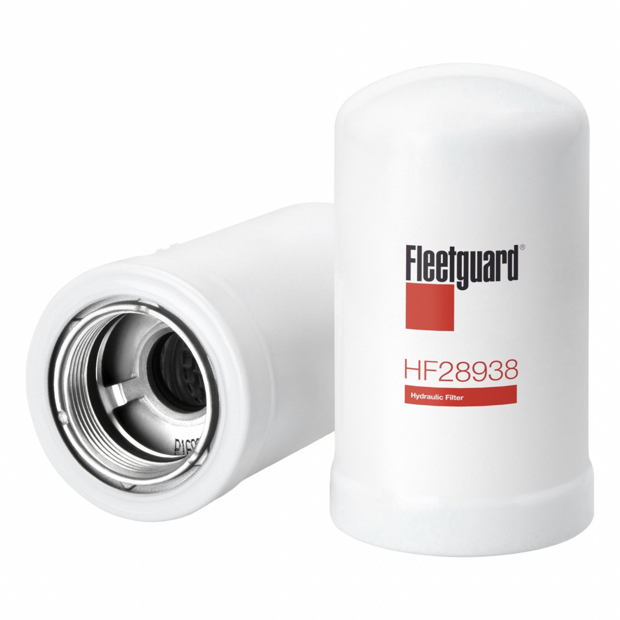 Hydraulic Filter: 2"-12 Thread Size, Spin-On, 3 1/8 in Outside Dia, 5 1/2 in Overall Ht