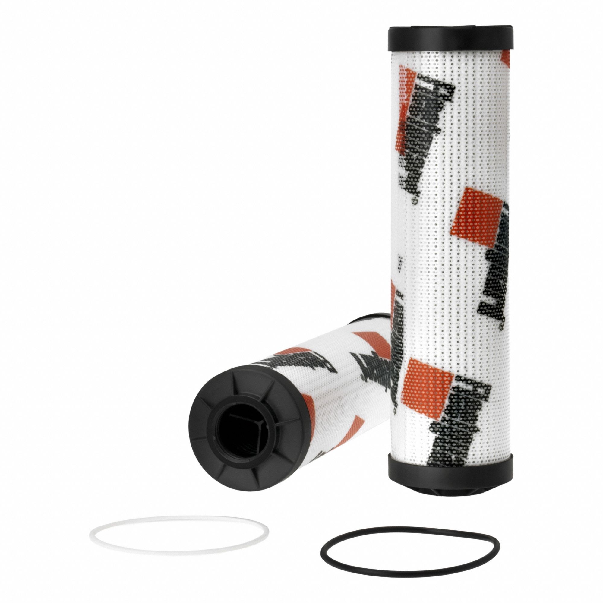 Hydraulic Filter: Cartridge, 2 1/4 in Outside Dia, 8 5/16 in Overall Ht, Glass