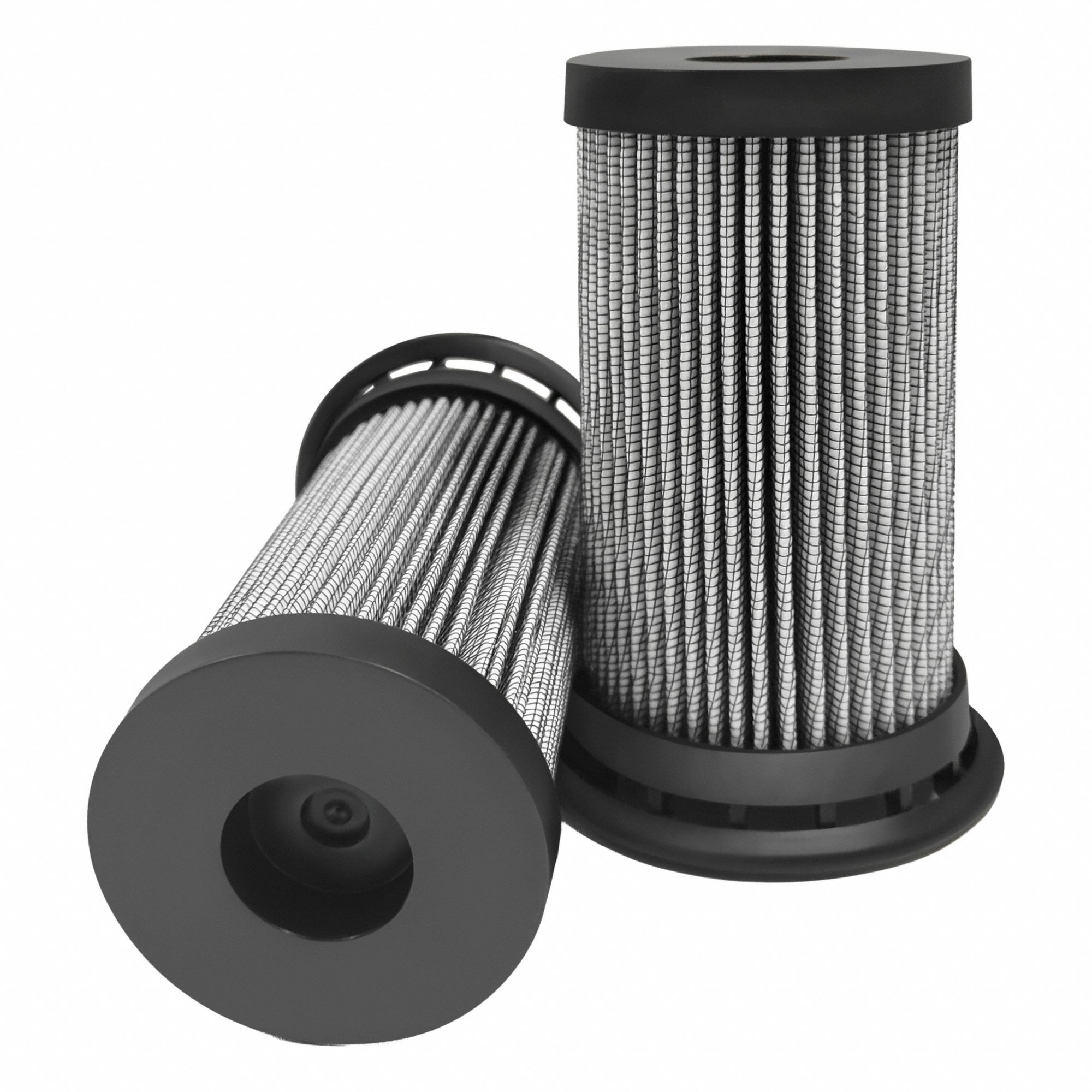 Hydraulic Filter: Cartridge, 2 13/16 in Outside Dia, 4 7/8 in Overall Ht, Glass, Bobcat