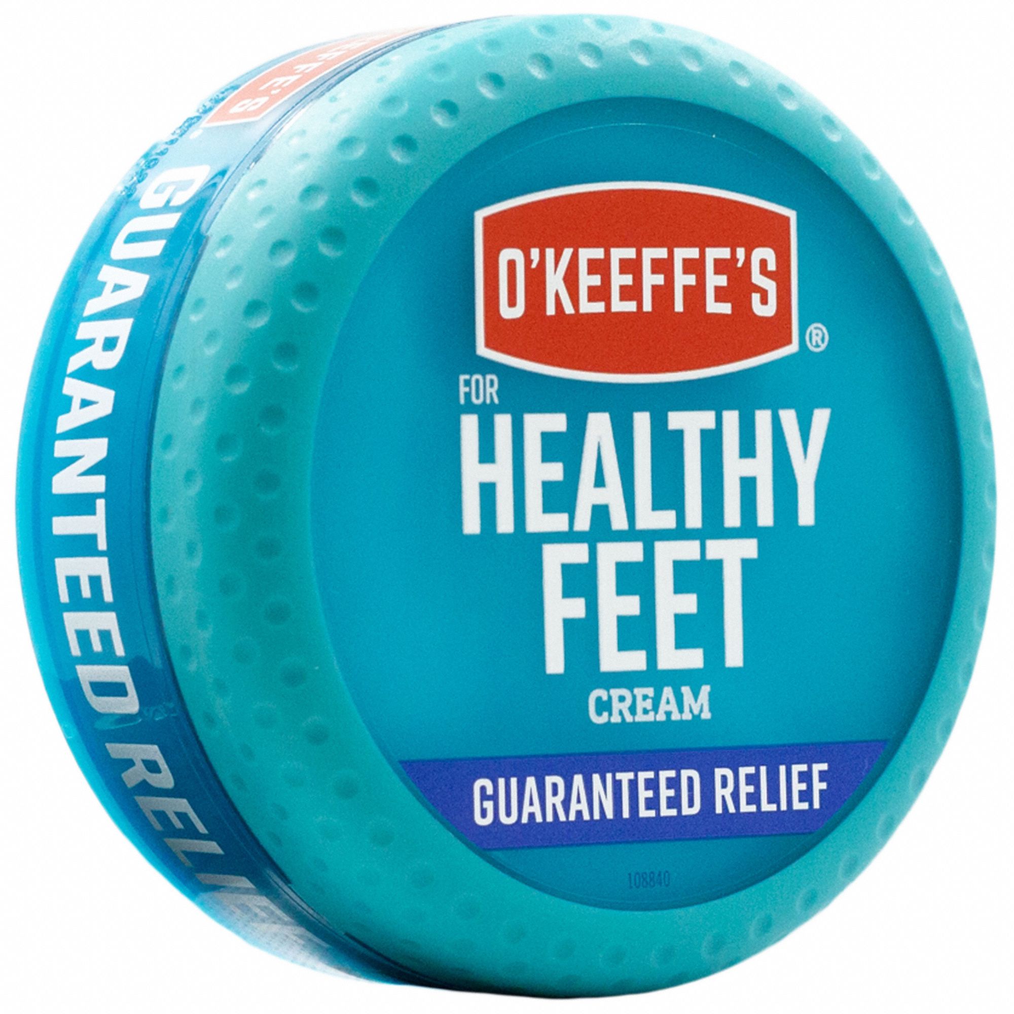 Foot Cream: Jar, 3.2 oz, Liquid, Fragrance Free, Glycerin, Healthy Feet Series