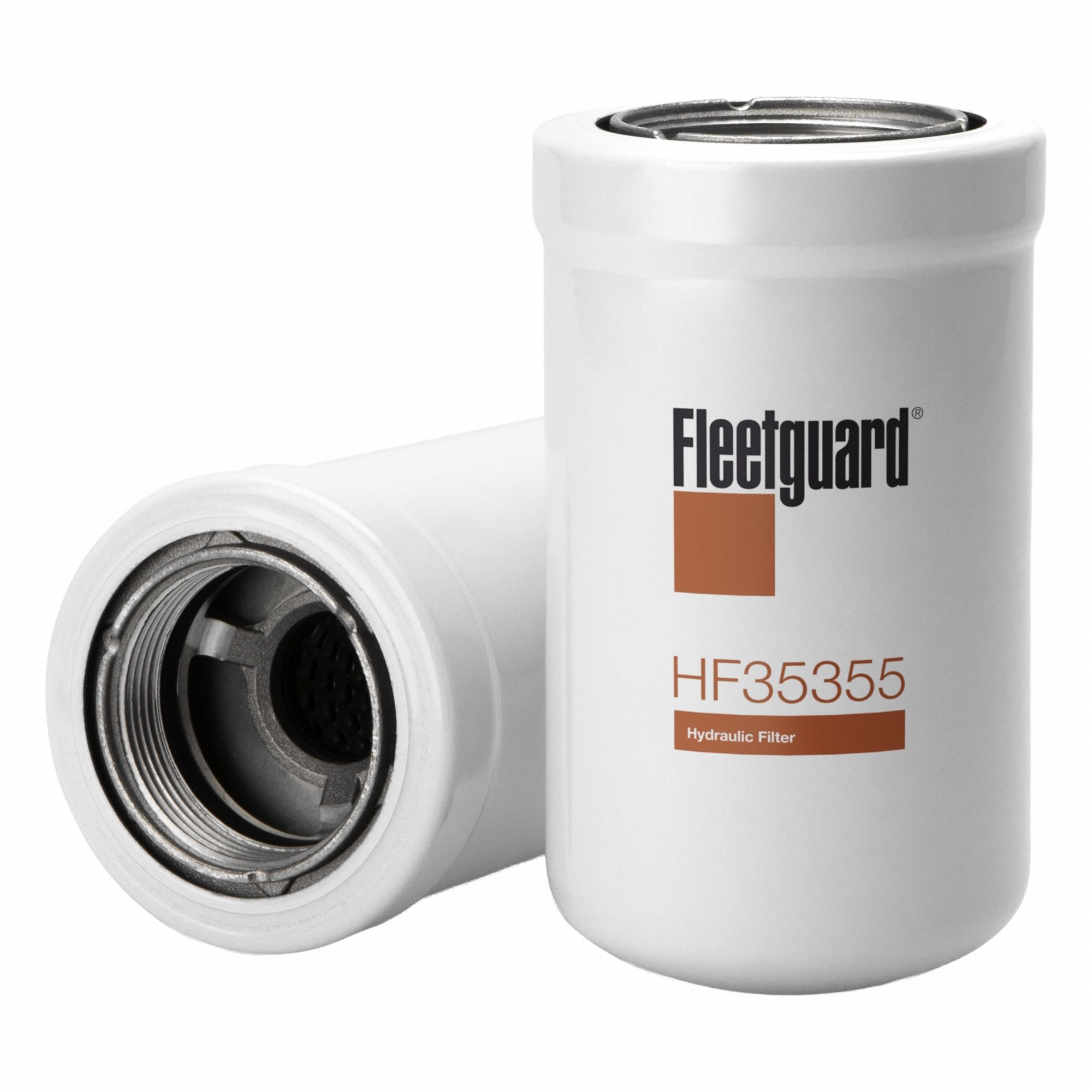 Hydraulic Filter: 2"-16 Thread Size, Spin-On, 3 1/8 in Outside Dia, 5 1/2 in Overall Ht