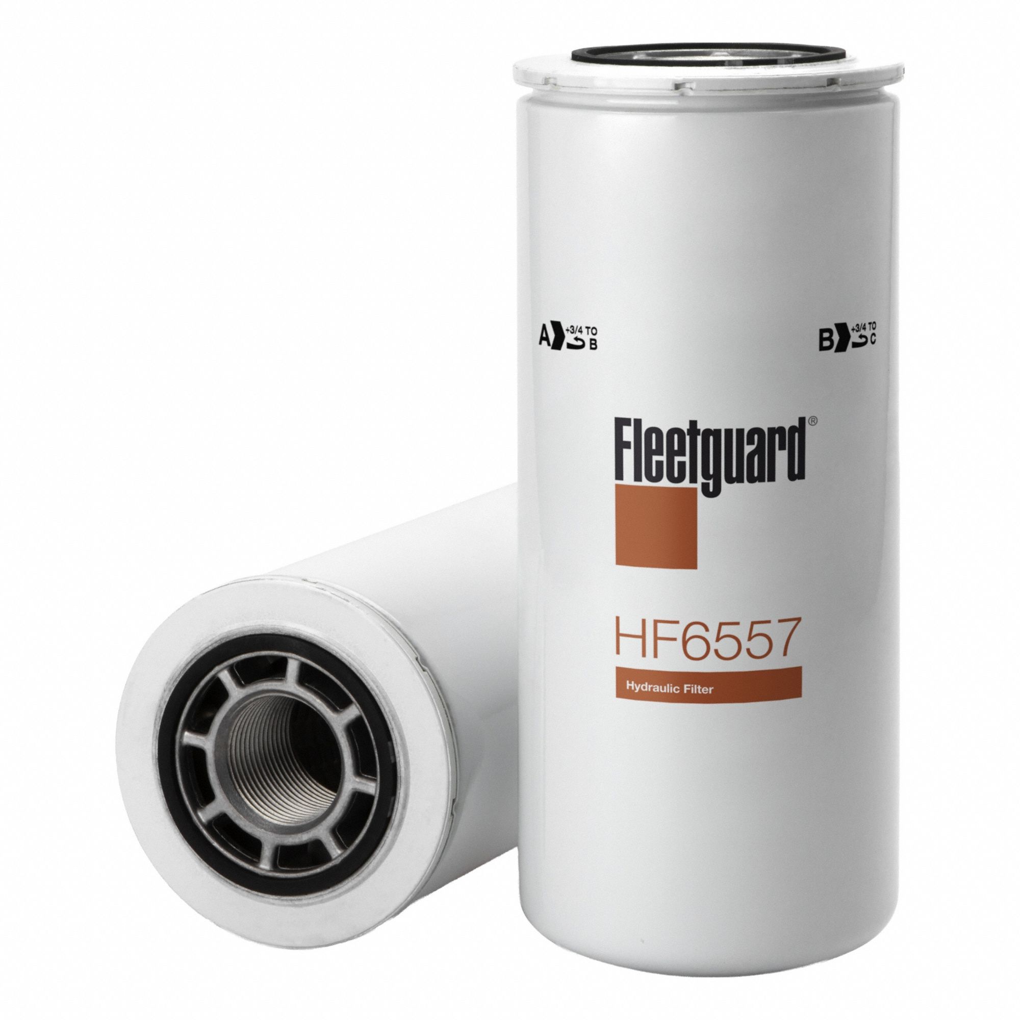 Hydraulic Filter: 1 3/8"-12 Thread Size, Spin-On, 9 7/16 in Overall Lg, Cellulose