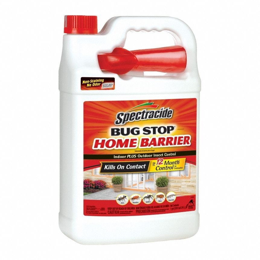 Insect Killer: Liquid Spray, Gamma Cyhalothrin, Indoor/Outdoor, 128 oz