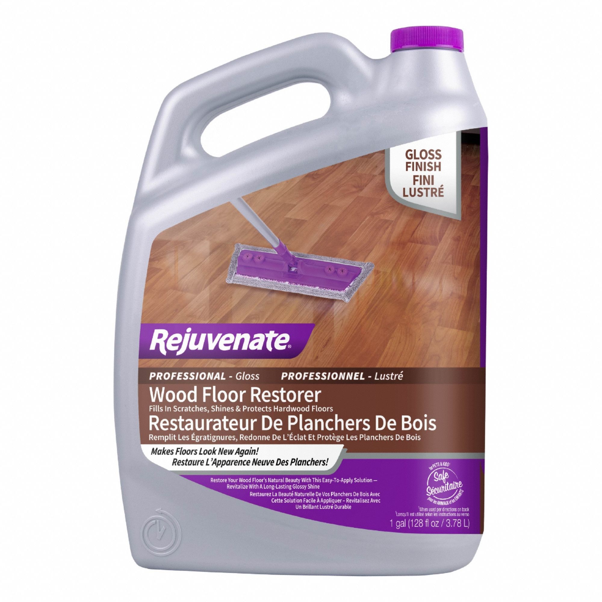 Floor Restorer: Bottle, 1 gal Container Size, Ready to Use, Liquid