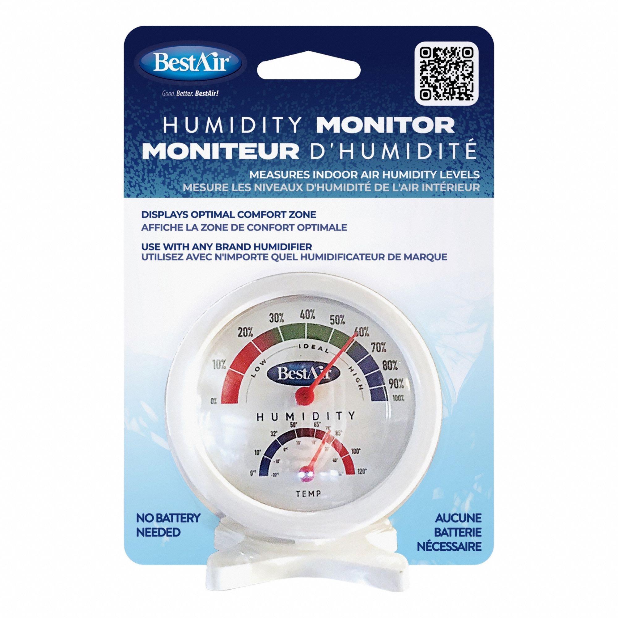 BestAir Humidity Monitor - Hygrometer