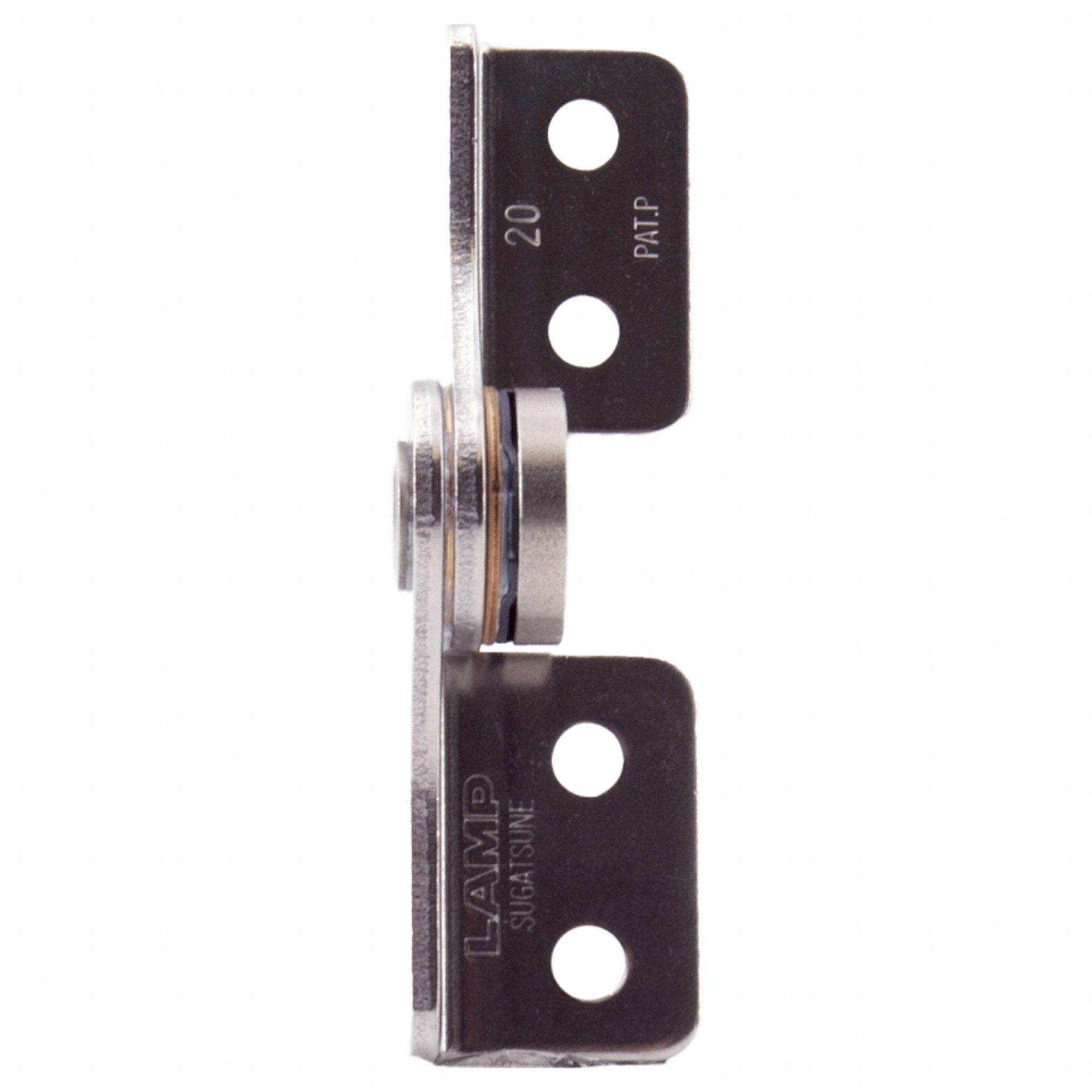 Torque Hinge: Stainless Steel, 3/4 in Leaf Ht, 1 in Leaf Wd