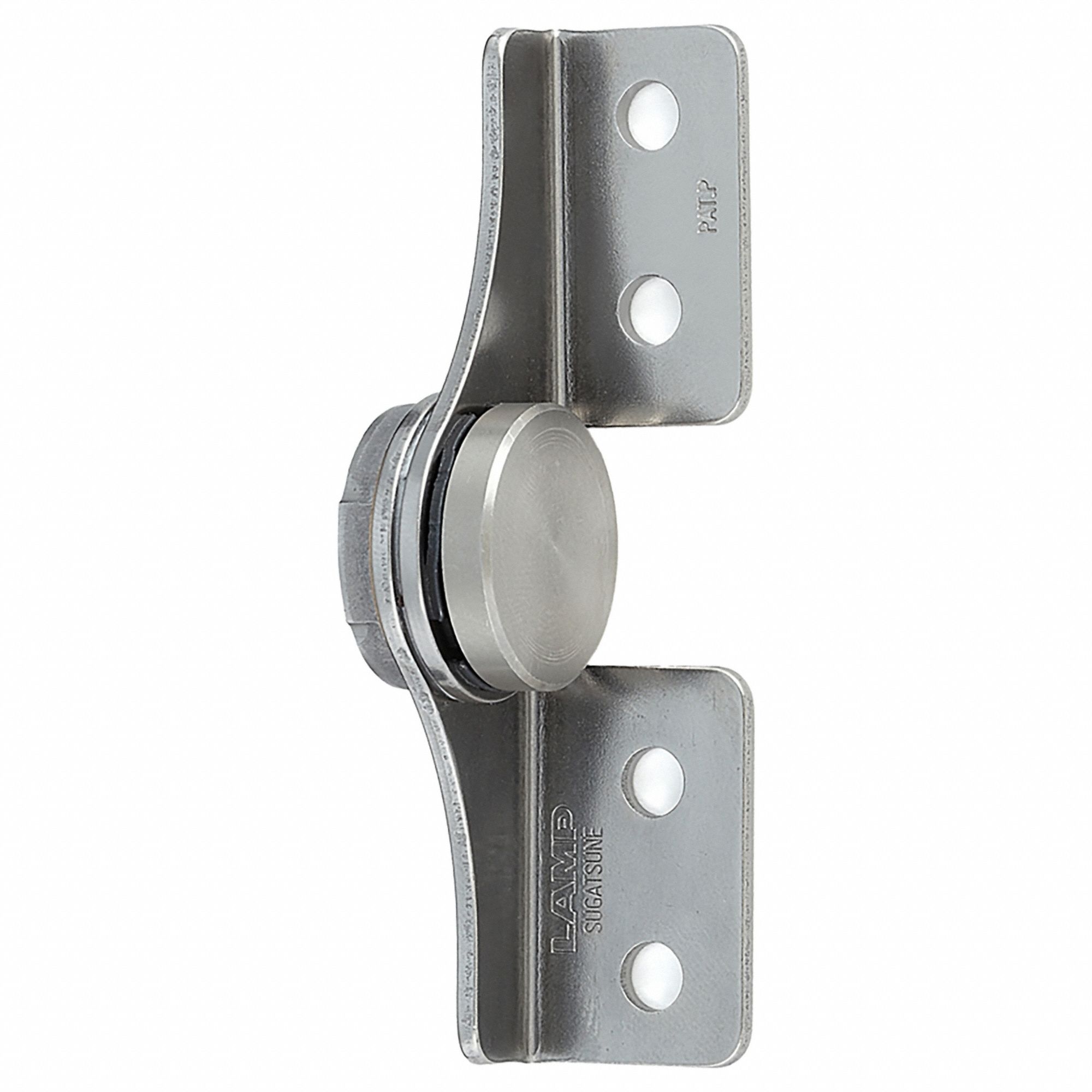 Torque Hinge: Stainless Steel, 23/32 in Leaf Ht, 1 1/32 in Leaf Wd