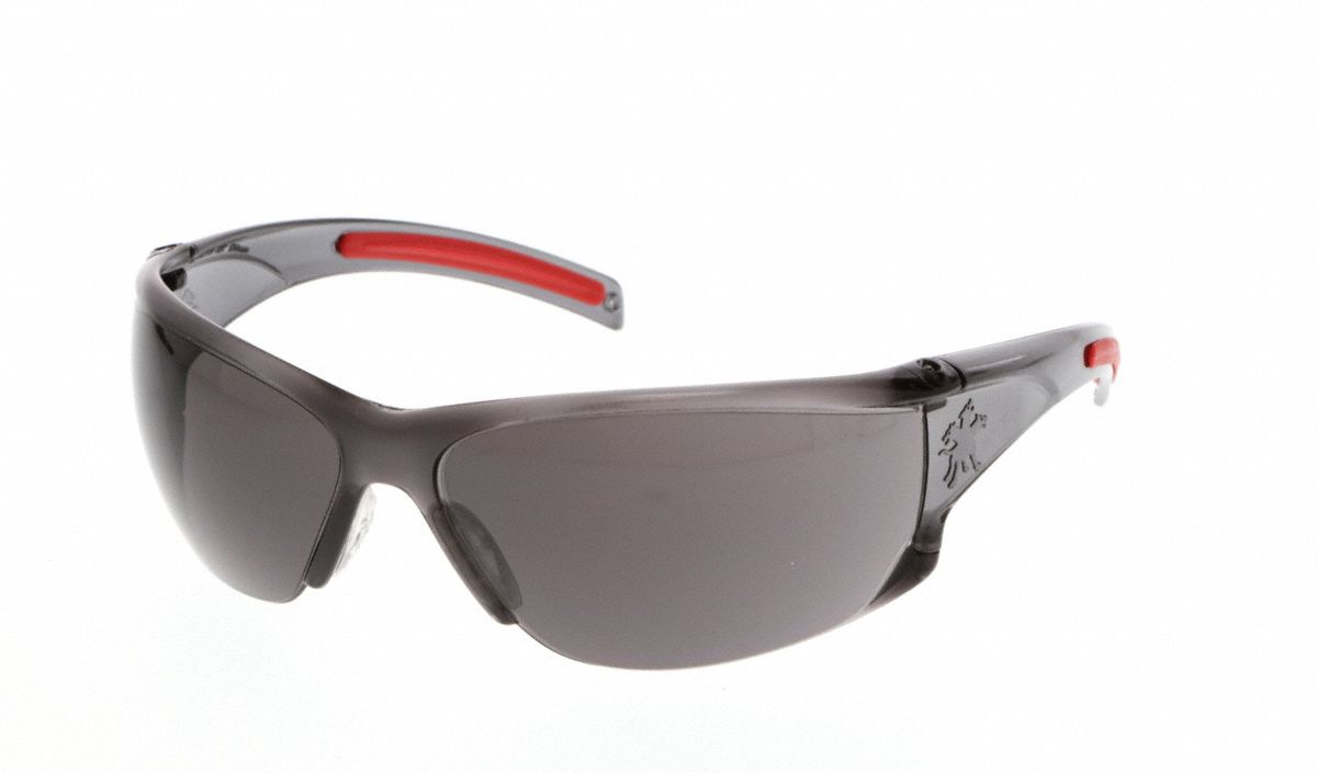 MCR SAFETY, Gray Lens, Frameless, Safety Glasses - 892F60|HK112 - Grainger