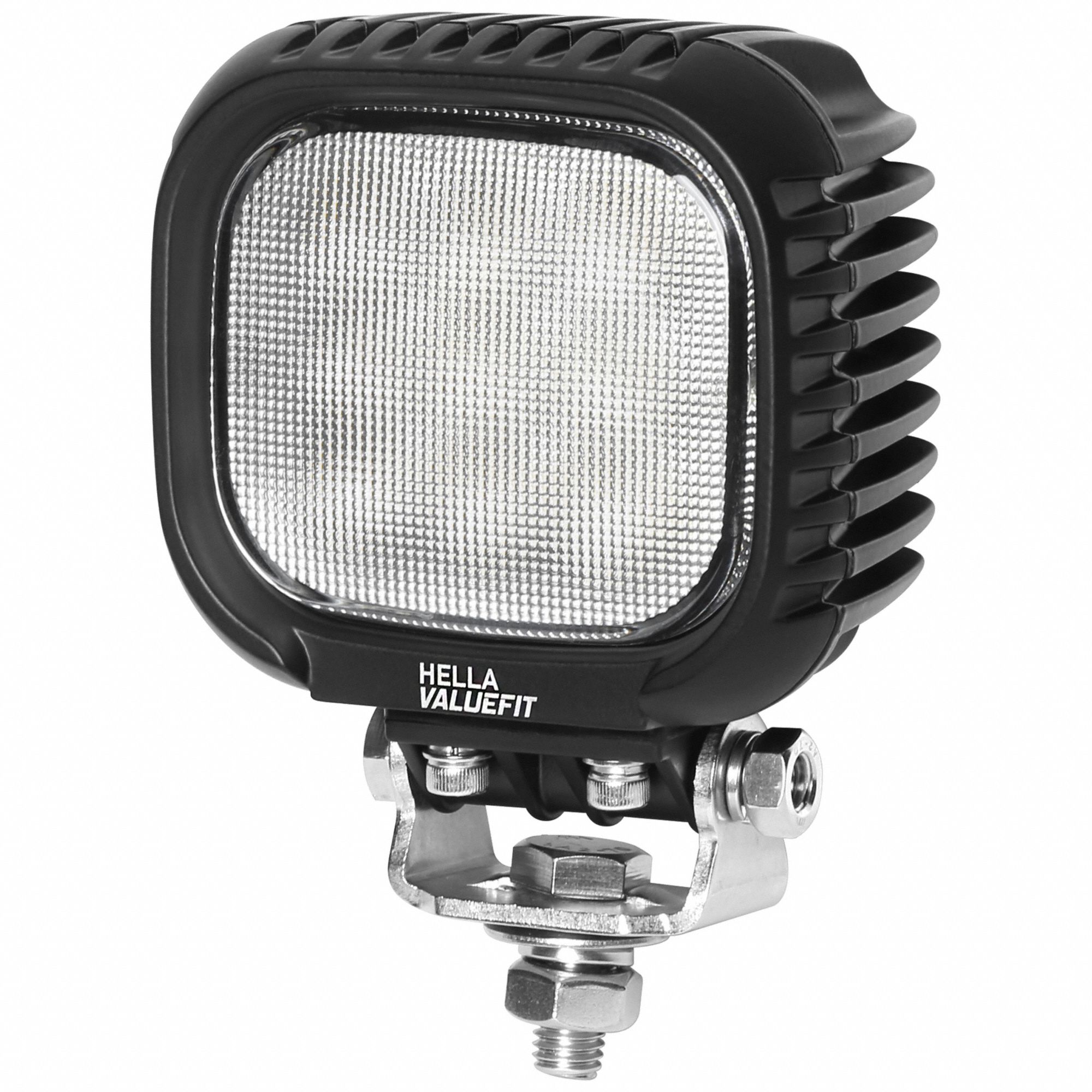 LED WORK LIGHT, 10 TO 52 V DC, 3000 LM, BLK/CLEAR, 2 7/8 X 3 15/16 X 4 27/32 IN, AL/PC