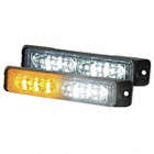 DUAL-COLOUR LIGHT HEAD WITH BASE, 10-30VDC, 12 LED, AMBER/WHITE WITH WHITE, 5.13 X 0.97 X 0.71 IN